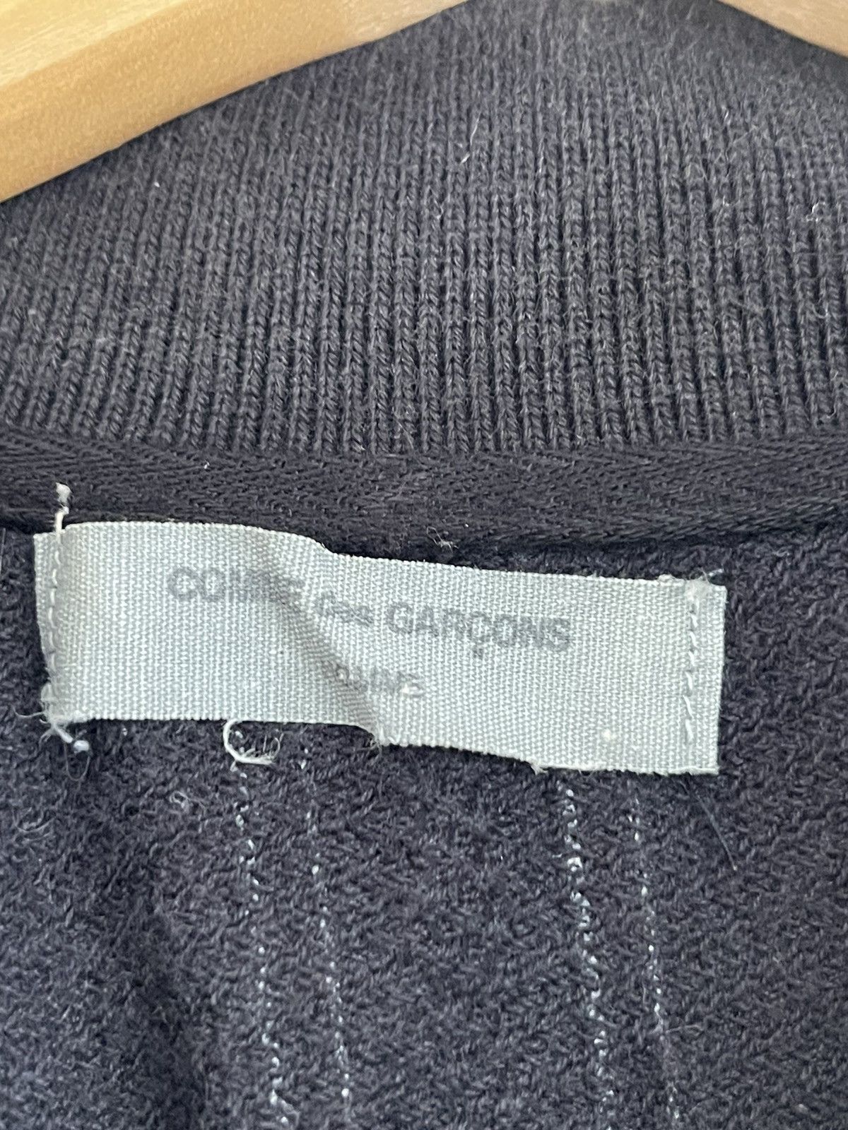 Comme des Garcons Homme Comme Des Garcons Homme Polo Back Stripe Stitch Size US L / EU 52-54 / 3 - 3 Thumbnail