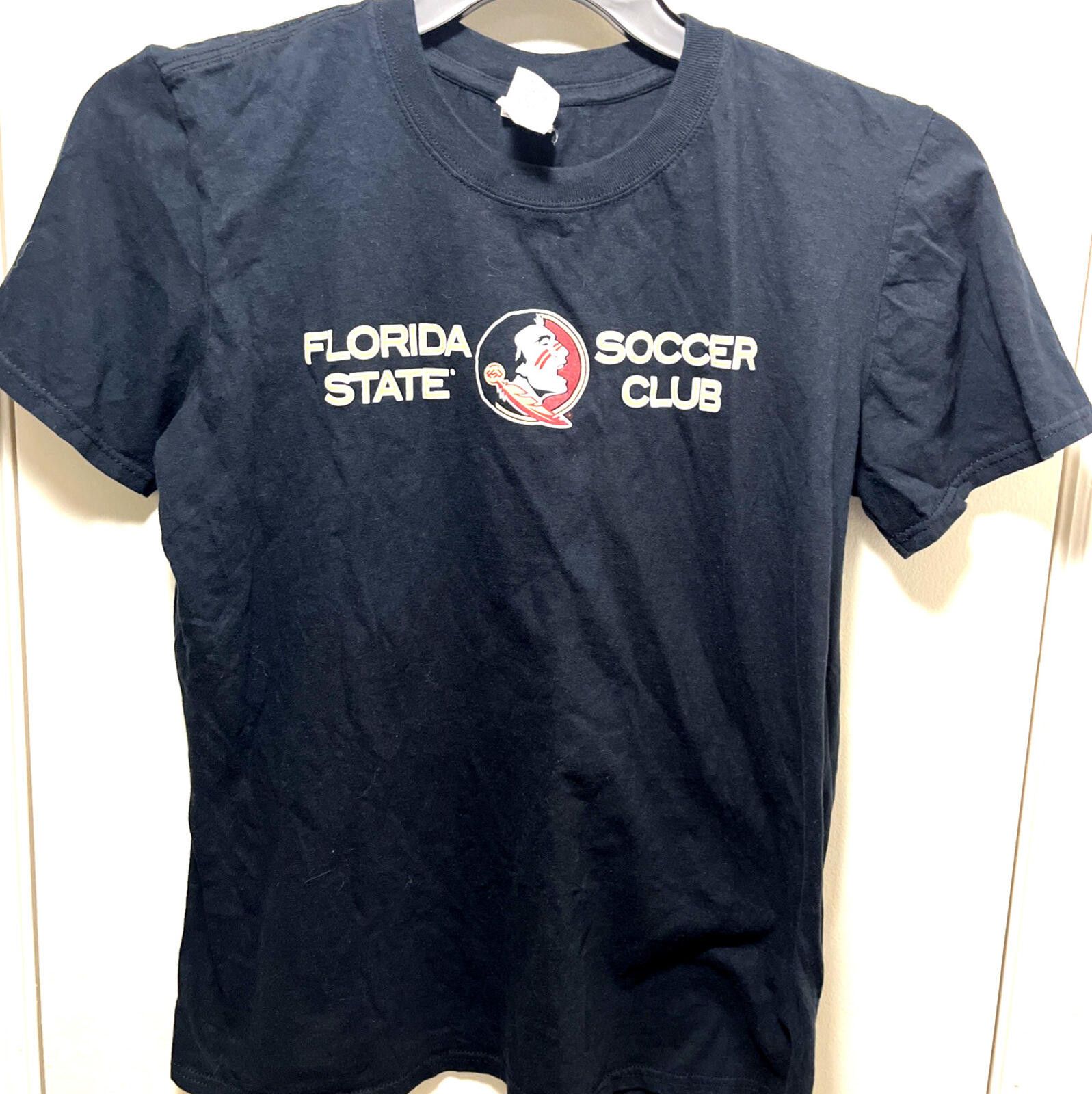 Gildan Black FSU Florida State Seminoles Soccer T-Shirt Men's Med Size US M / EU 48-50 / 2 - 1 Thumbnail