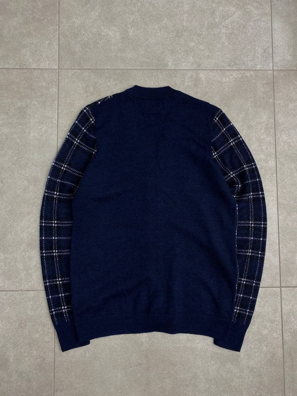 Fred Perry Fred Perry Merino Wool Check Cardigan Buttons Sweater Size M / US 6-8 / IT 42-44 - 2 Thumbnail