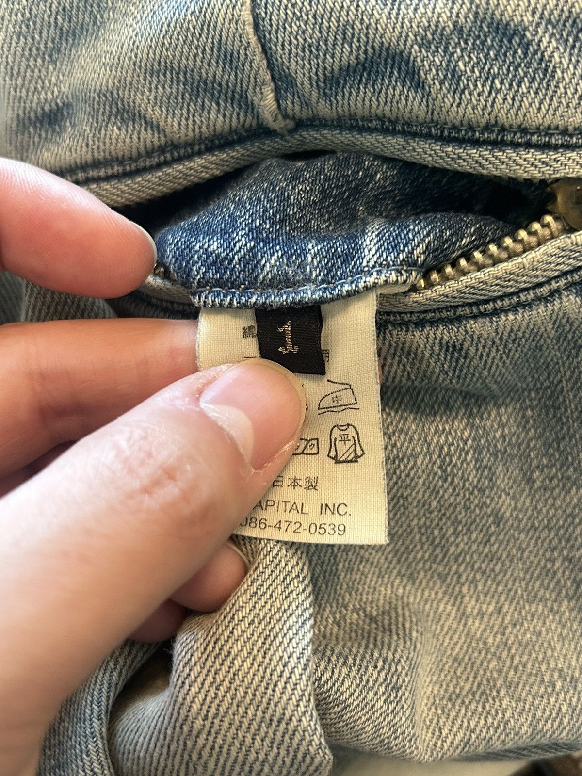 Kapital Stirrup Acid Wash Distressed Jeans Size 30" / US 8 / IT 44 - 8 Thumbnail