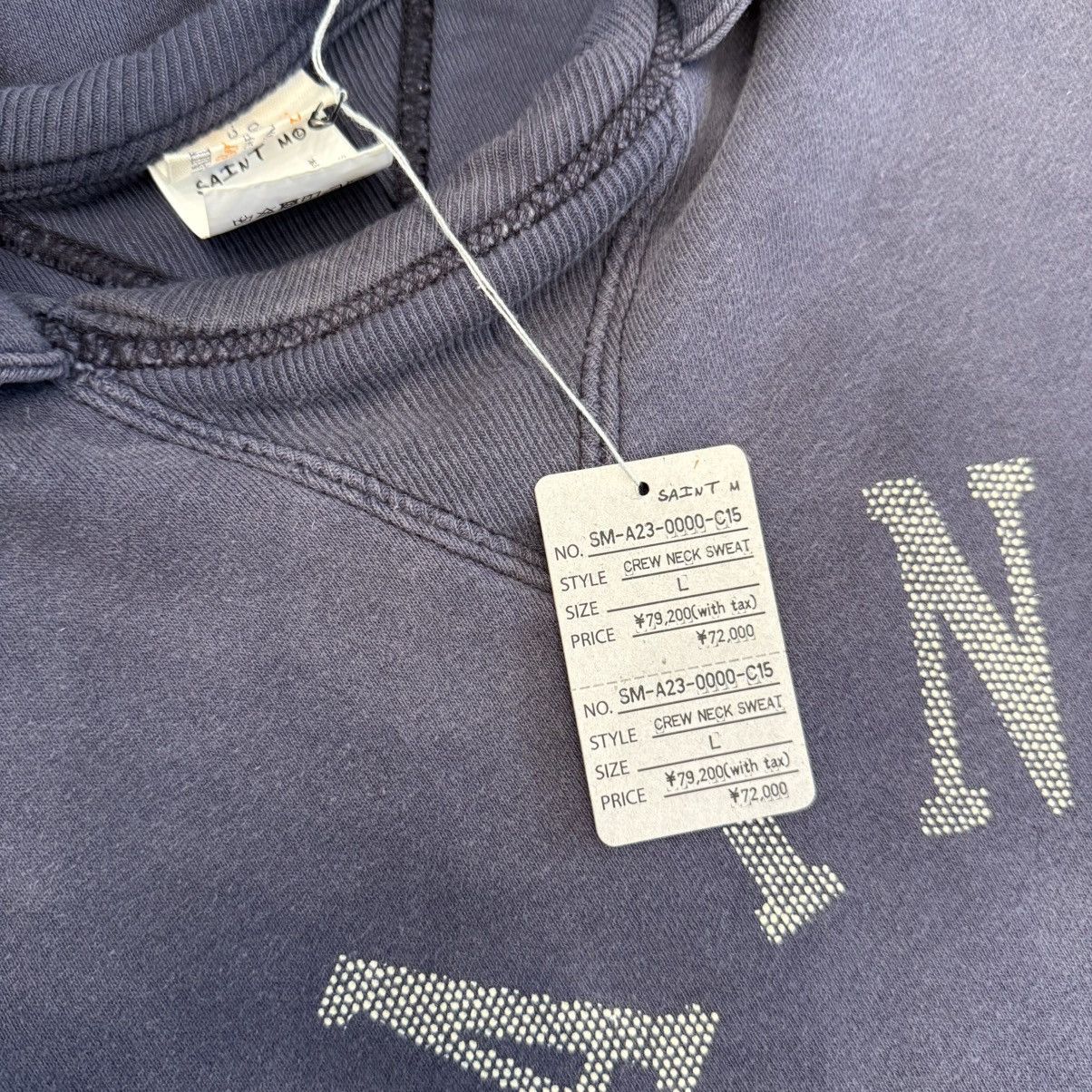 Saint Michael Berberjin Crew Neck Sweat Hoodie Size US L / EU 52-54 / 3 - 3 Thumbnail