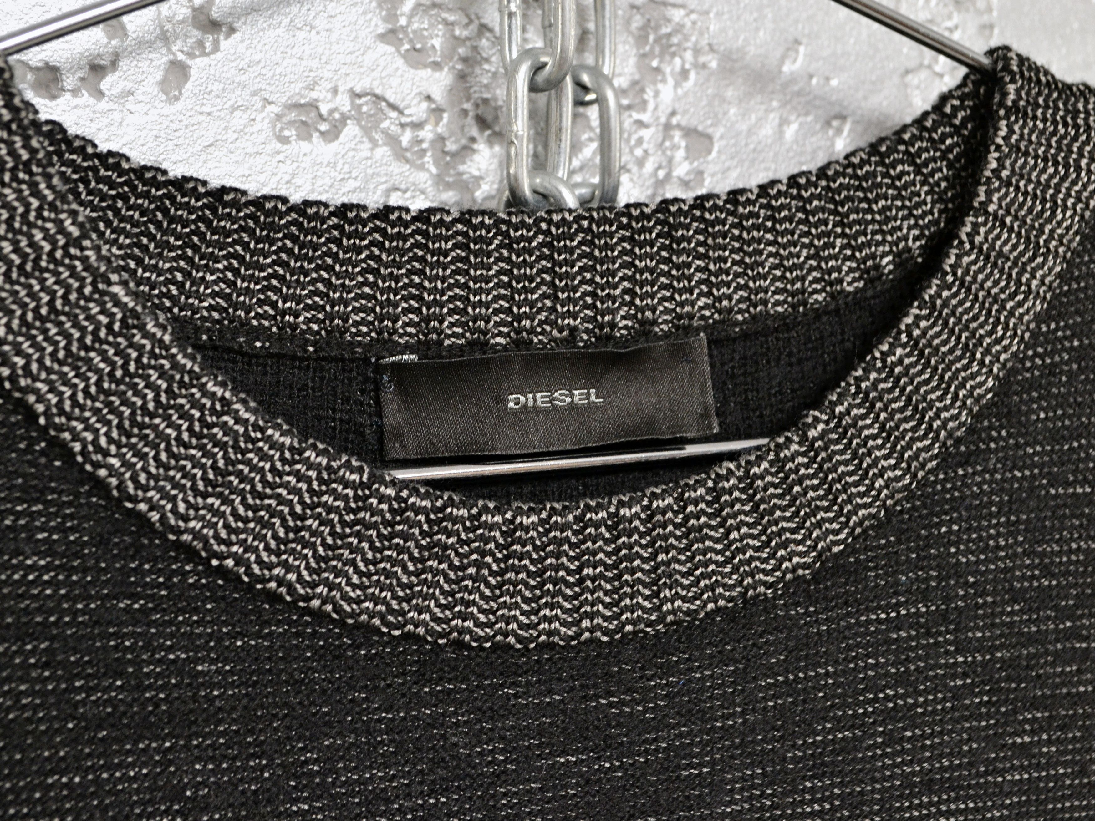 Diesel Diesel Women’s Black Wool Pattern Knit Sweater Size S / US 4 / IT 40 - 6 Thumbnail
