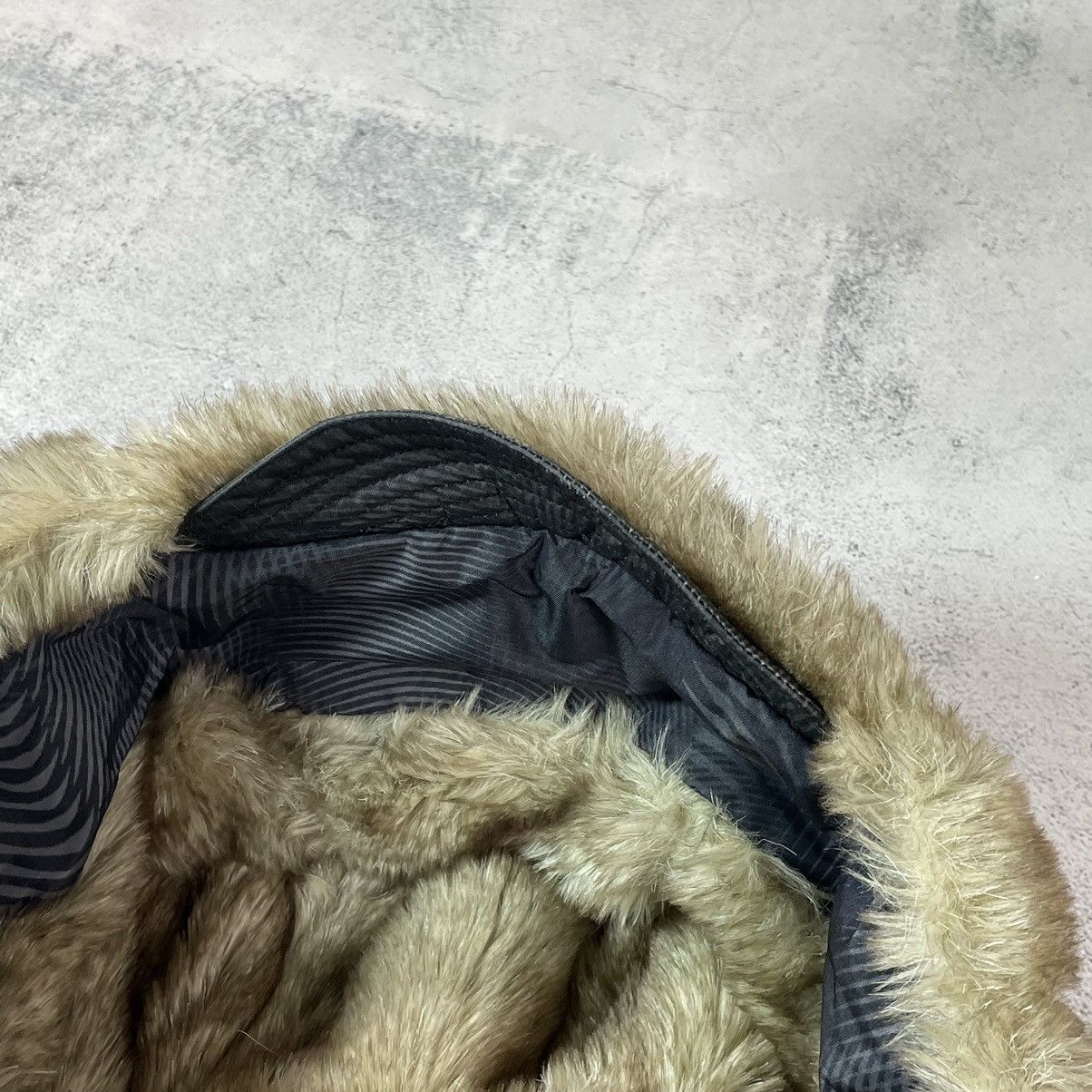 If Six Was Nine × Japanese Brand × Napapijri Avant Garde Opium Y2K Faux Fur Jacket Rick Owens Carti Style Size S / US 4 / IT 40 - 5 Thumbnail