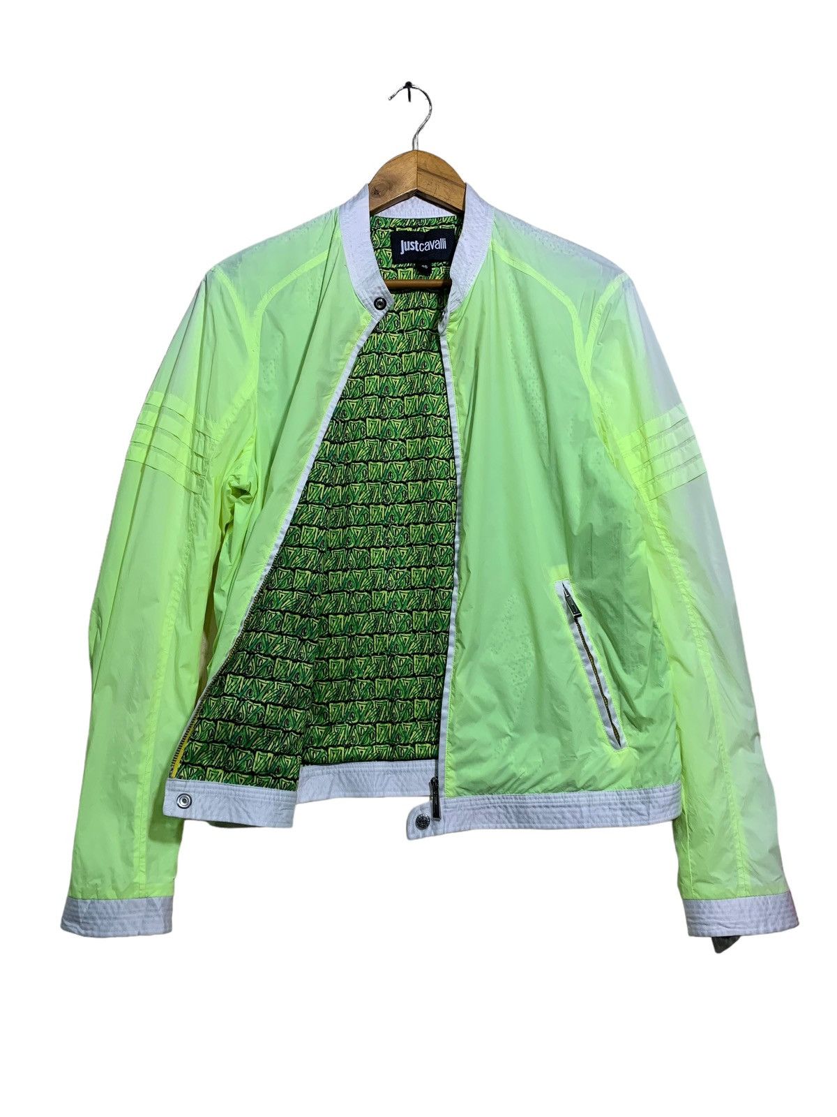 🔥JUST CAVALLI NYLON BIKERS JACKETS