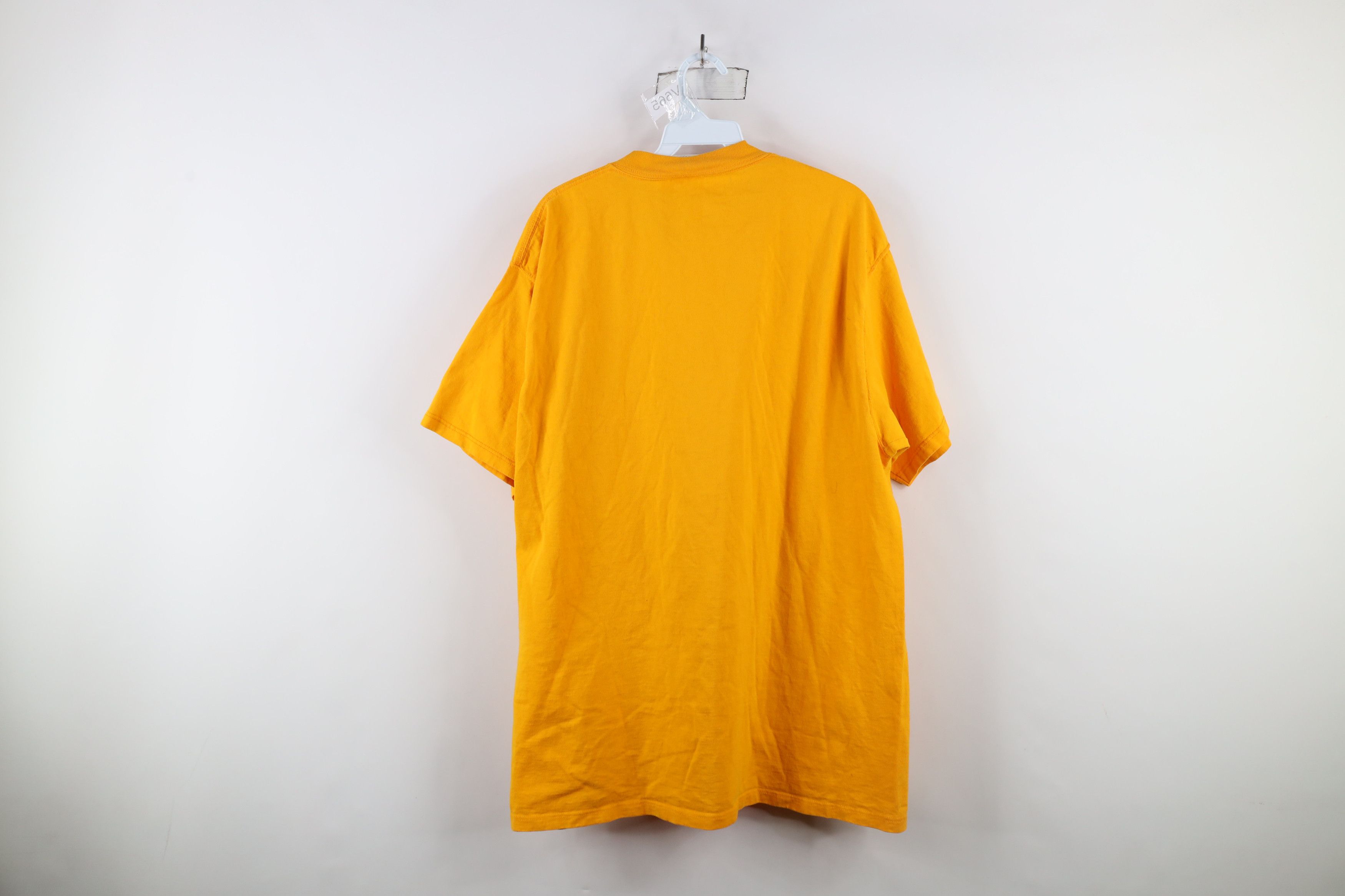 Vintage Vintage 90s Streetwear Short Sleeve T-Shirt Gold Yellow USA Size US XL / EU 56 / 4 - 9 Thumbnail