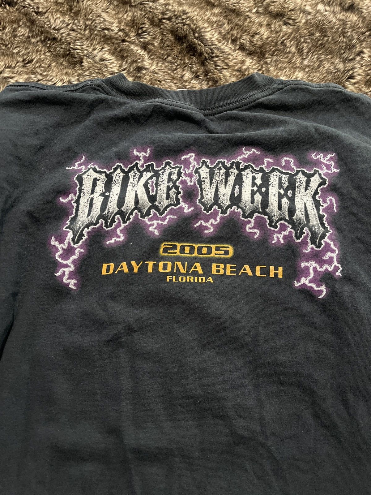Gildan Rare BikeWeek 05 Daytona Beach Florida Black Tee Size US L / EU 52-54 / 3 - 3 Thumbnail