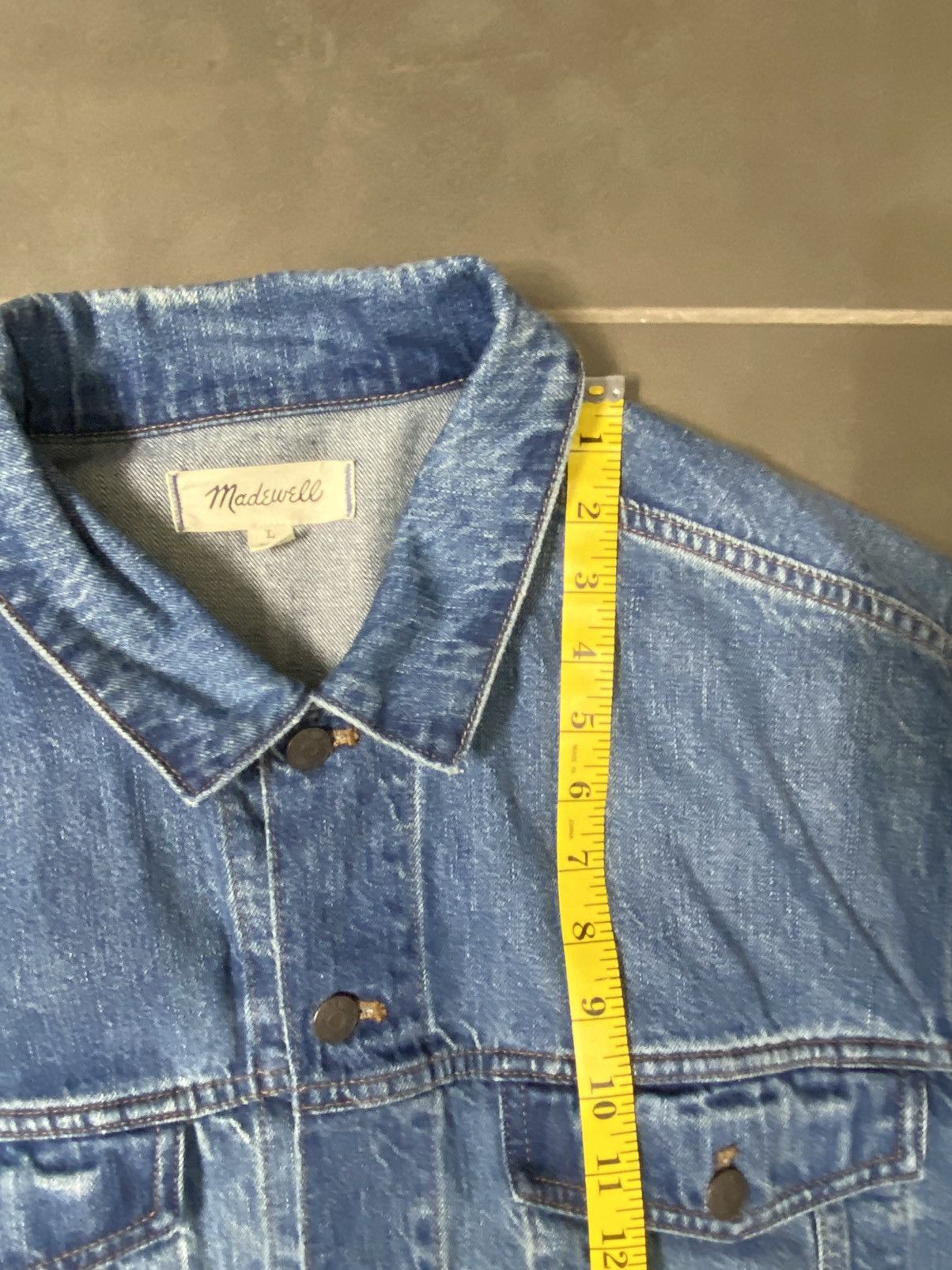 Madewell Madewell Denim Trucker Jacket Size US L / EU 52-54 / 3 - 7 Thumbnail