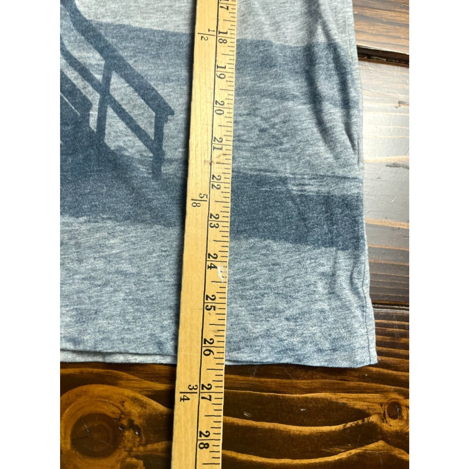 Paradise Bossini Shirt Men's Large Crew Neck T-Shirt Gray Blue Green Paradise Crew Neck Navy Blue? (Color: Gray) Size US L / EU 52-54 / 3 - 5 Thumbnail
