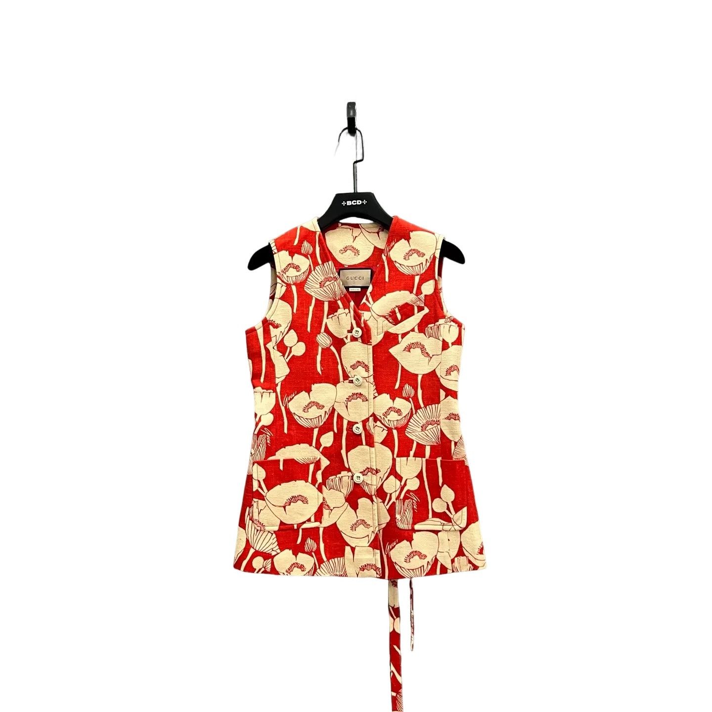 Gucci Gucci Floral Silk Sleeveless Top Size 38 Size XS / US 0-2 / IT 36-38 - 1 Thumbnail