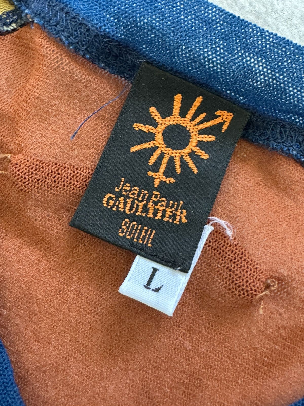 Jean Paul Gaultier Jean Paul Gaultier Soleil ss98 meshtop 90s 00s y2k Size L / US 10 / IT 46 - 7 Thumbnail