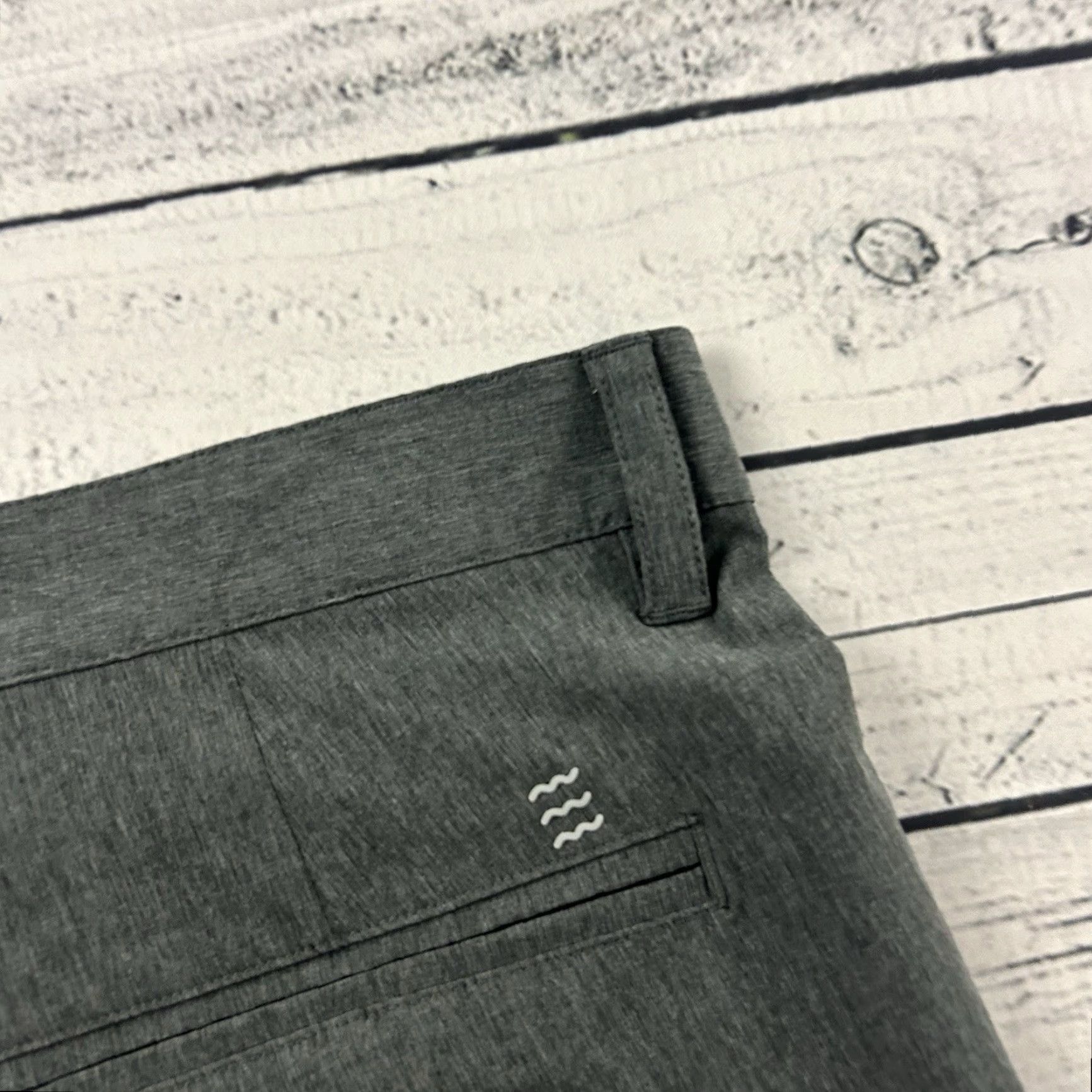 Vintage Free Fly Hybrid Short II 9" Inseam Men's 34 Heather Graphite Gray Chino Size US 34 / EU 50 - 7 Thumbnail