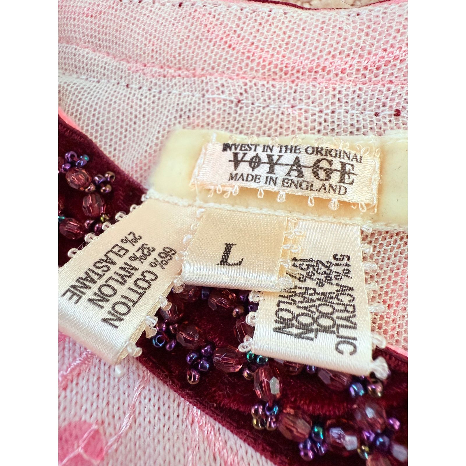 Voyage Voyage London "Invest in the Original" sequined cardigan. L Size L / US 10 / IT 46 - 6 Thumbnail