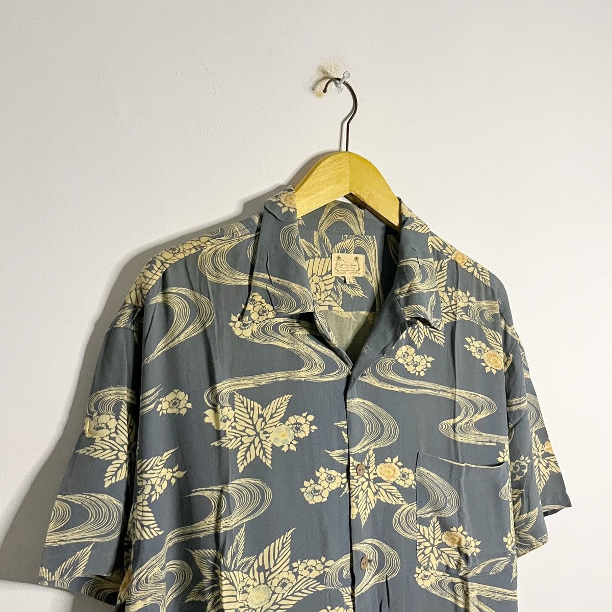 Sun Surf Kearney House Japanese Wave Floral Shirt Vintage Aloha Size US L / EU 52-54 / 3 - 4 Thumbnail