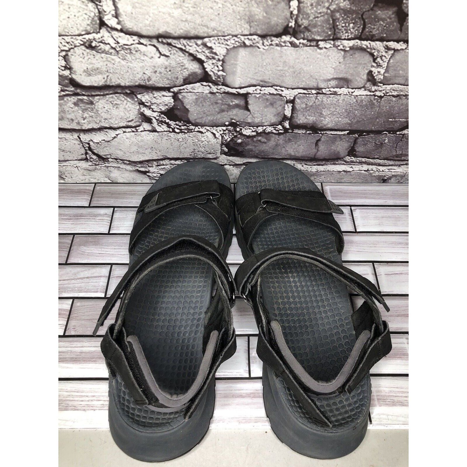 Merrell Merrell Black Synthetic Hiking AnkleStrap Performance Sandal Size US 14 / EU 47 - 4 Thumbnail