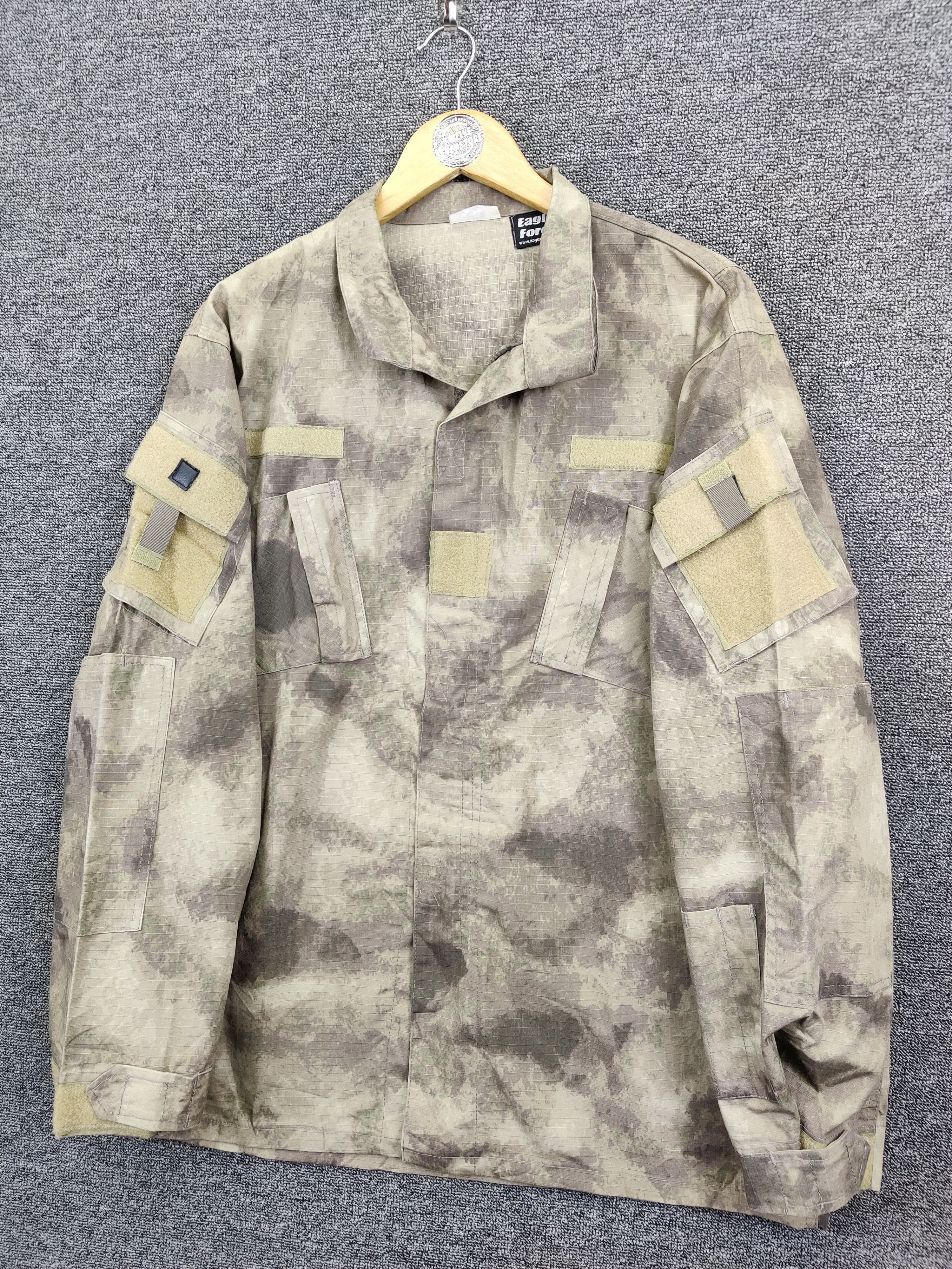 Vintage Vintage Eagle Force Camouflage Army Jacket Size US L / EU 52-54 / 3 - 2 Thumbnail