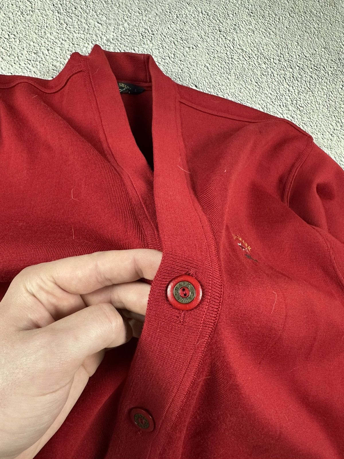 Vintage Paul & Shark Wool Lana Cardigan Old Money Italy