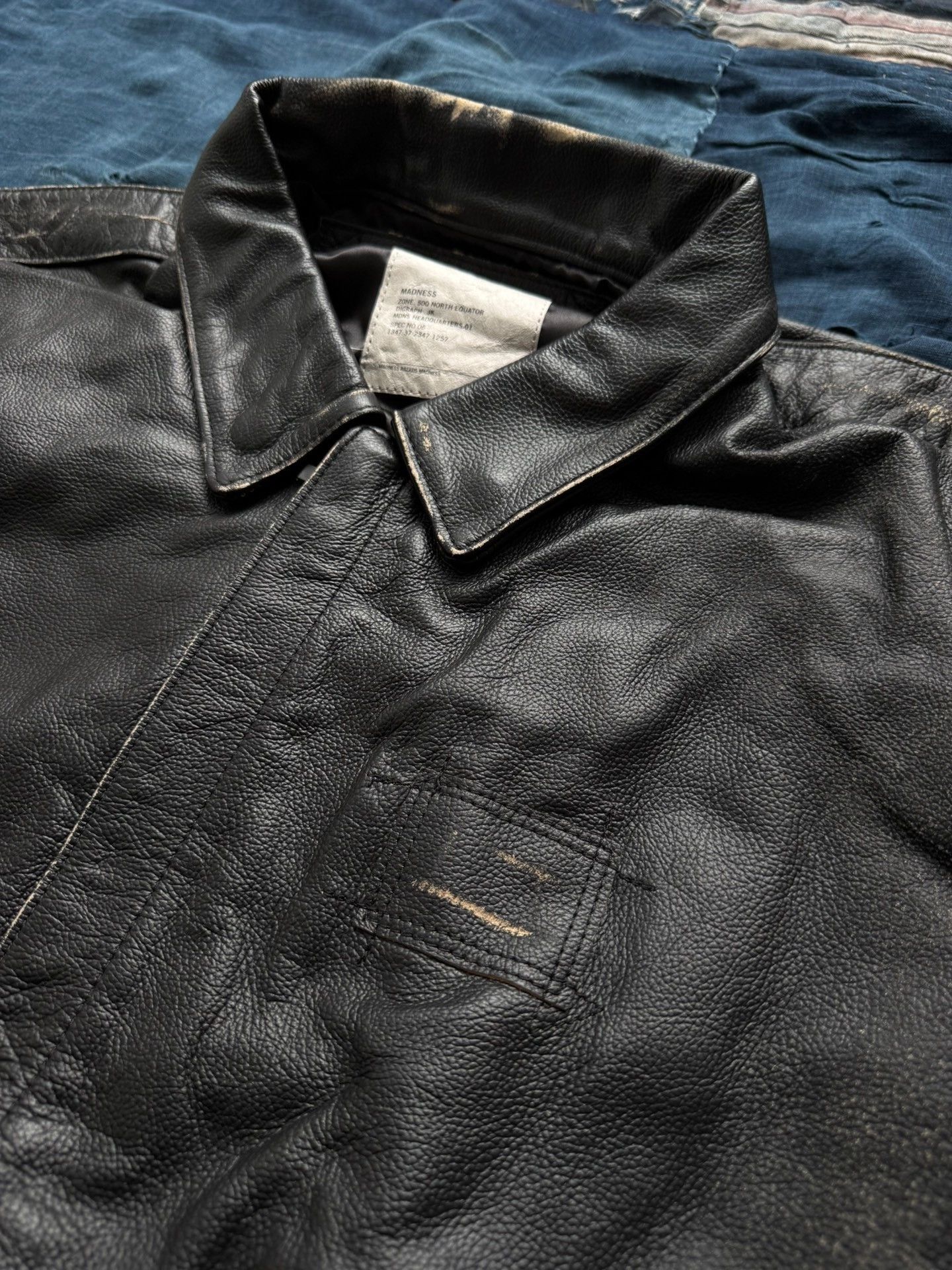 Madness MADNESS LEATHER A2 AVIATOR JACKET Size US L / EU 52-54 / 3 - 6 Thumbnail