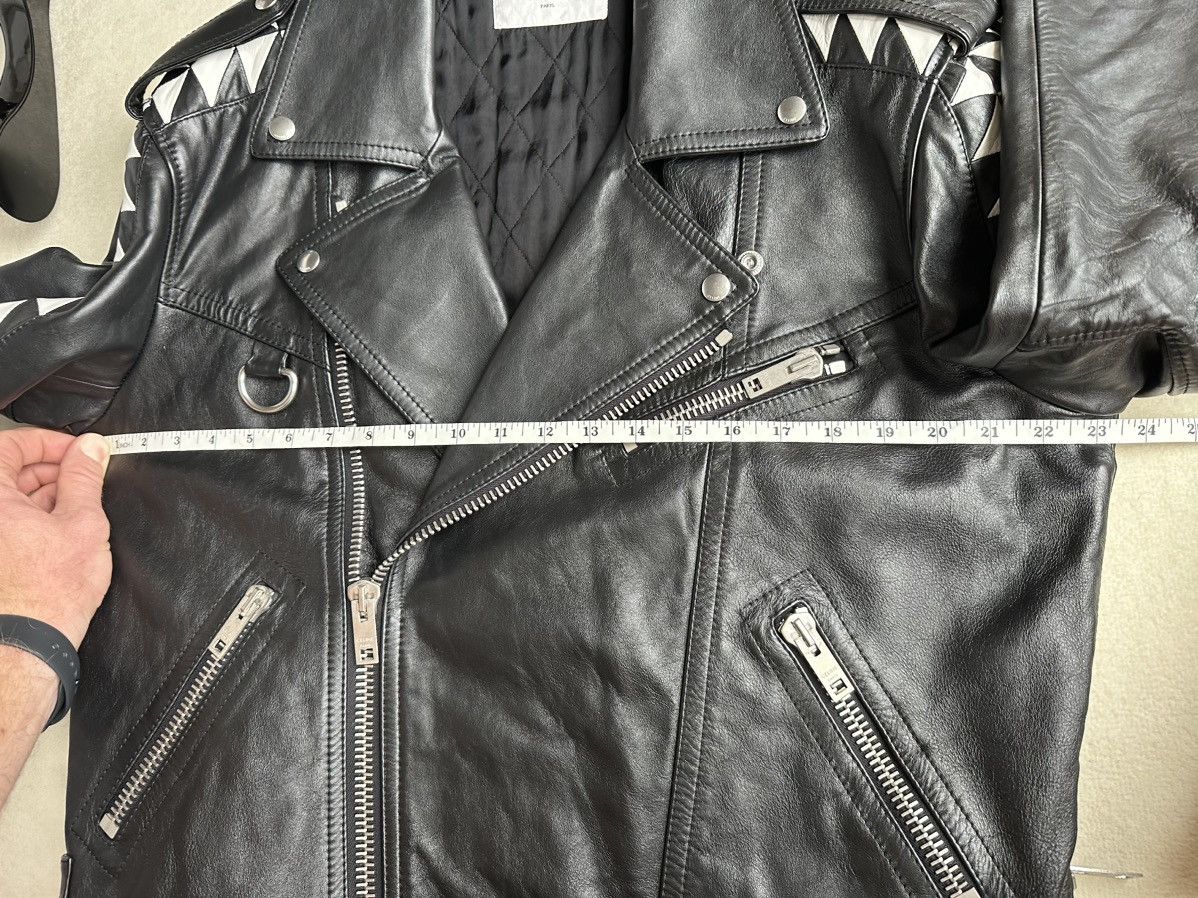 Celine SS22 $6500🤑 Celine biker D Ring leather jacket checkerboard Size US L / EU 52-54 / 3 - 6 Thumbnail