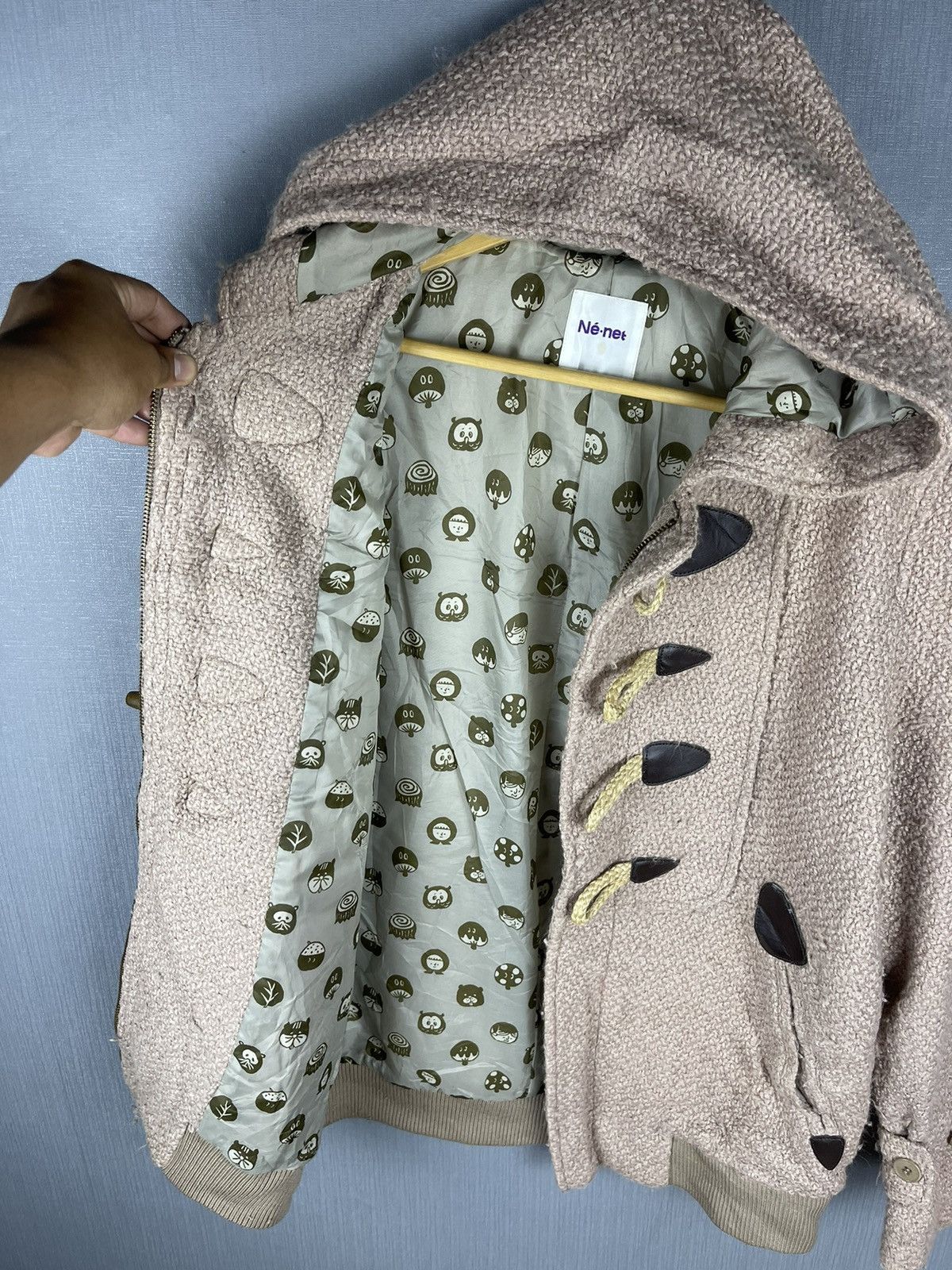 Issey Miyake × Ne-Net × Vintage Vintage Issey Miyake Ne-Net Duffle Hoodie Jacket Size US M / EU 48-50 / 2 - 10 Thumbnail