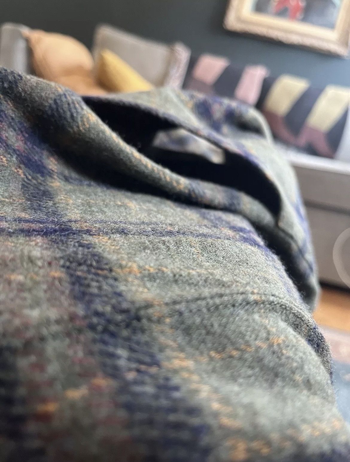 Comme des Garcons 2000s ‘Comme Des Garçons’ Plaid Wool Hoodie Size US L / EU 52-54 / 3 - 2 Thumbnail