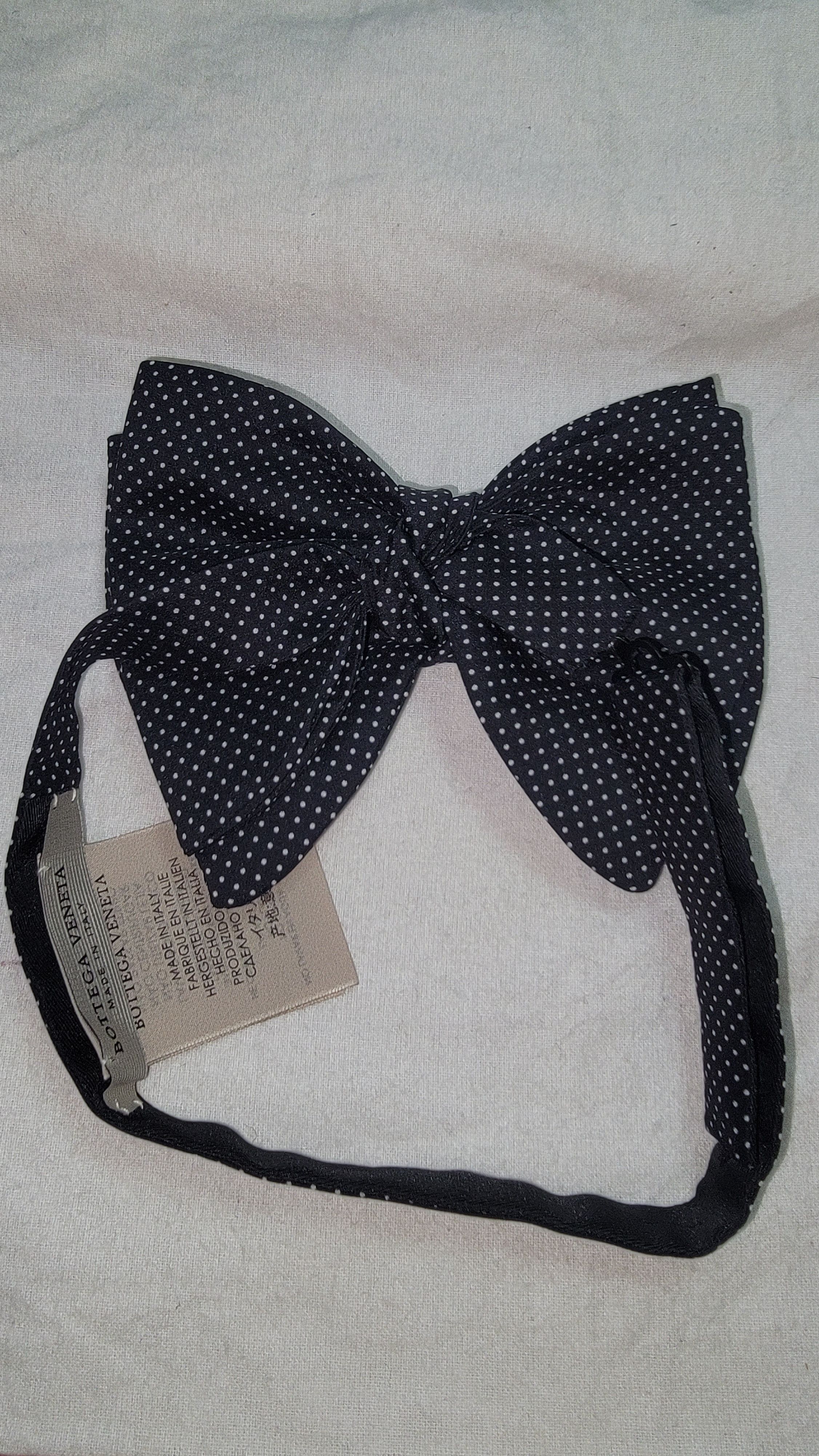 Bottega Veneta Bottega Veneta polka dot bow Size ONE SIZE - 3 Thumbnail