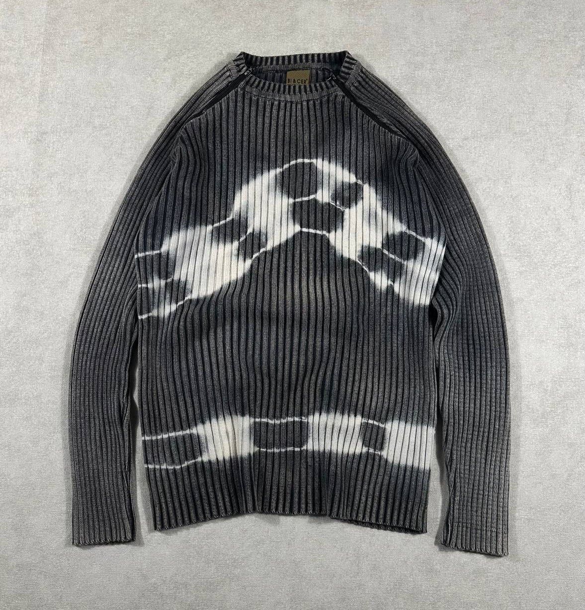Other Archive Tie-Dye Ribbed Sweater Metal Shoulder Zips Size US L / EU 52-54 / 3 - 1 Thumbnail