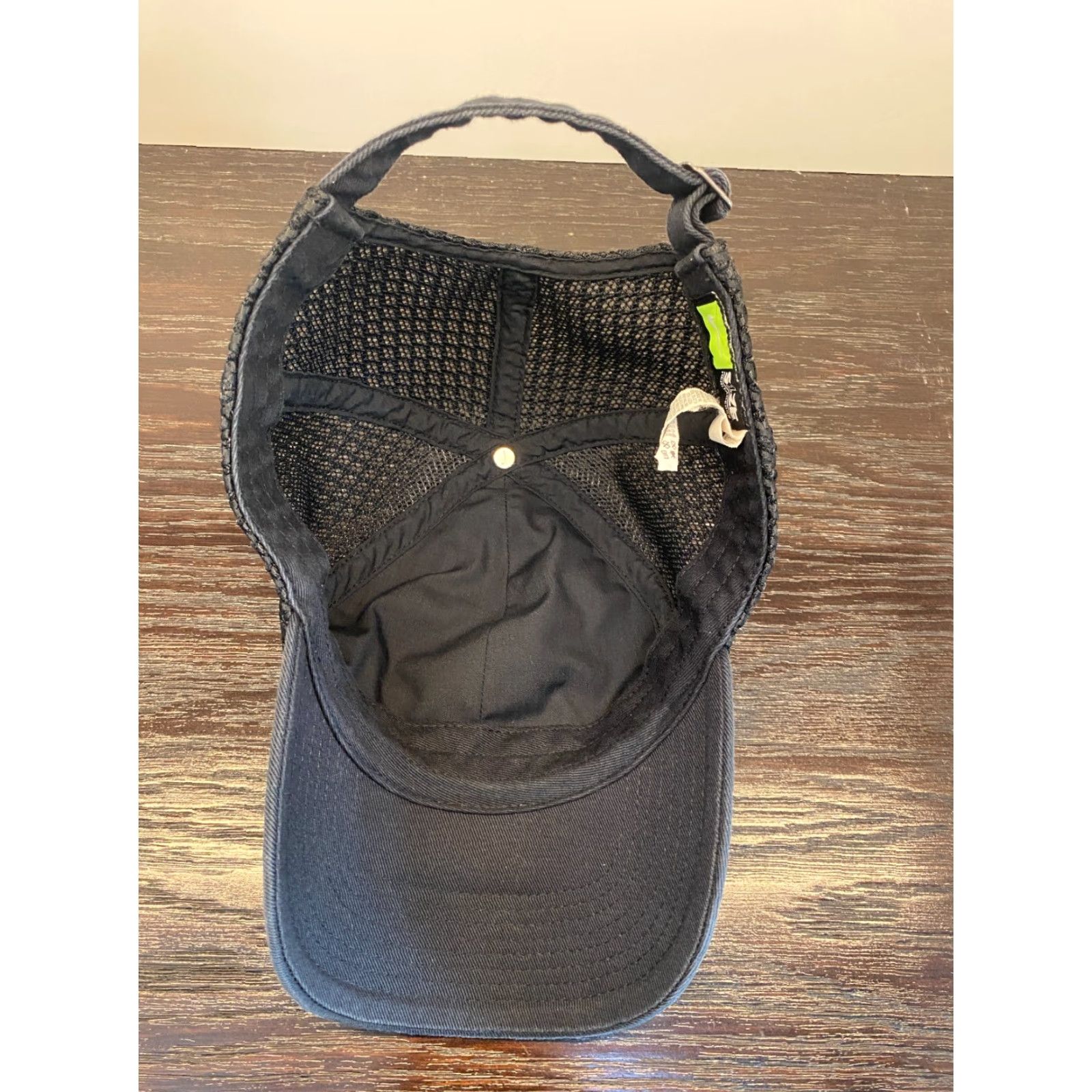 Nike Nike Hat Men One Size Black Cap Twill Legacy 86 Strapback Spellout Sports Golf Size ONE SIZE - 5 Thumbnail