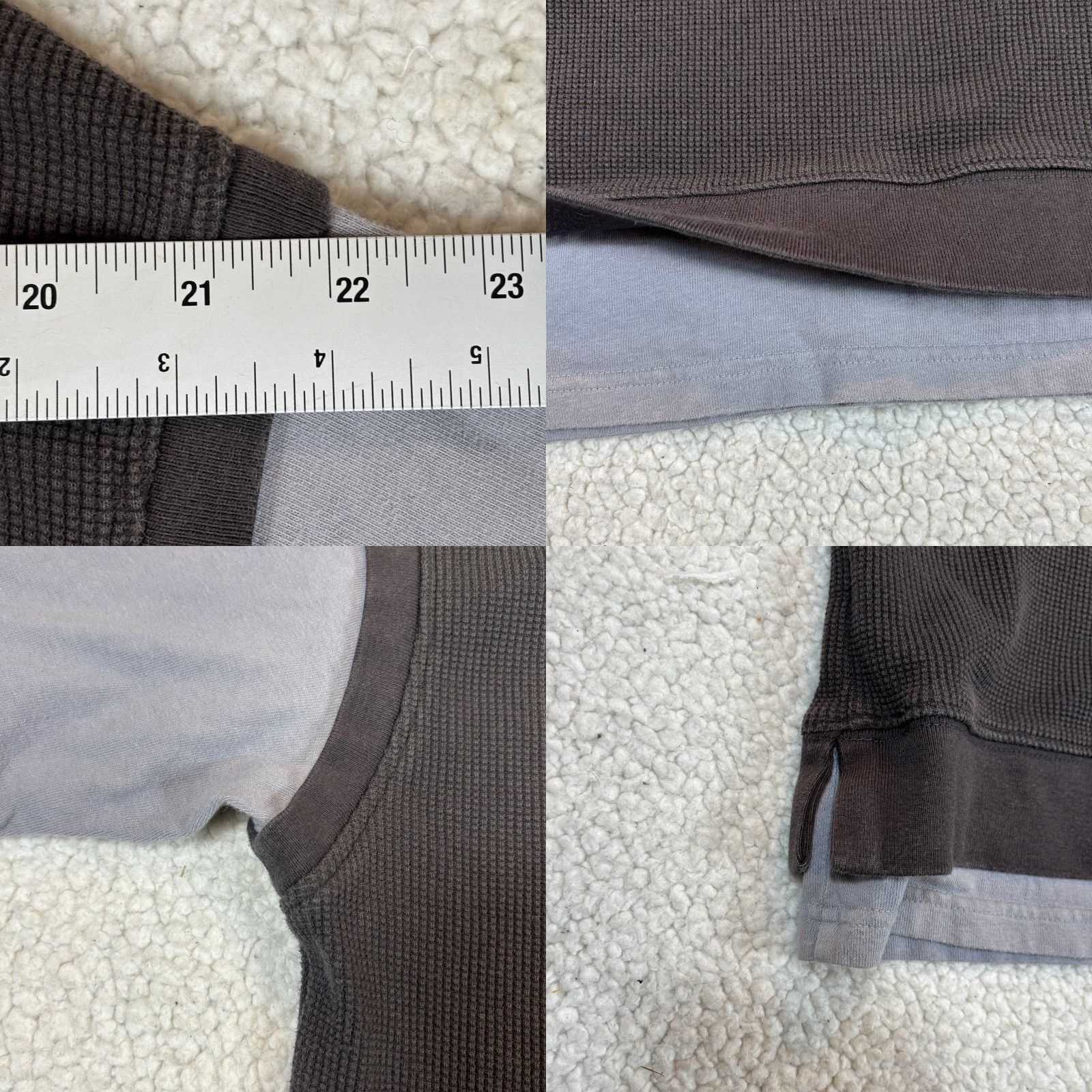 Vintage What It Isn’t Shirt XL Brown Gray Waffle Knit Classic Korean Streetwear Unisex Adults Short Sleeve Crew Neck T-Shirt Size US L / EU 52-54 / 3 - 8 Thumbnail