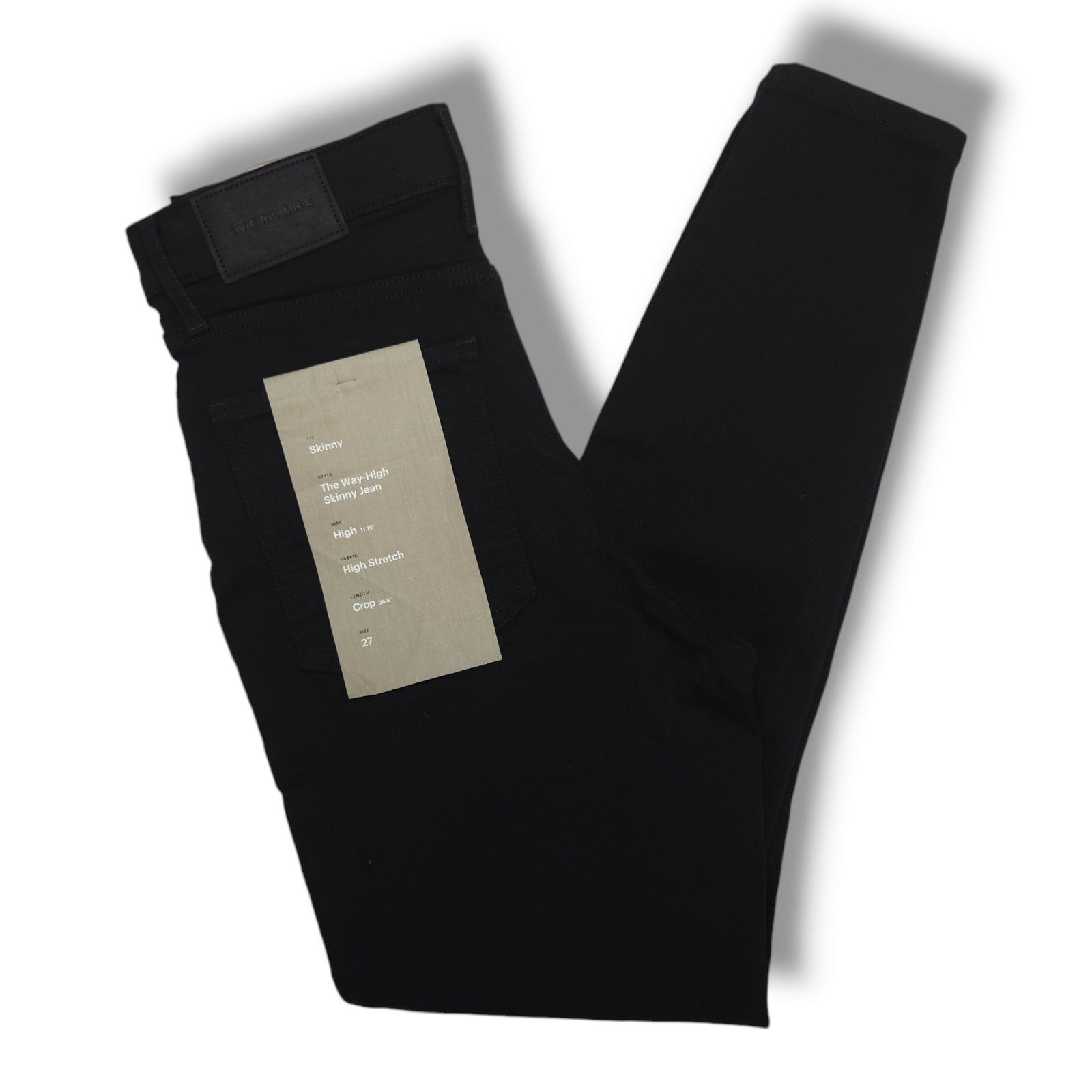 Everlane NWT Everlane Way-High Crop Skinny Jeans Sz. 27x26.50 Black Size 27" / US 4 / IT 40 - 2 Thumbnail