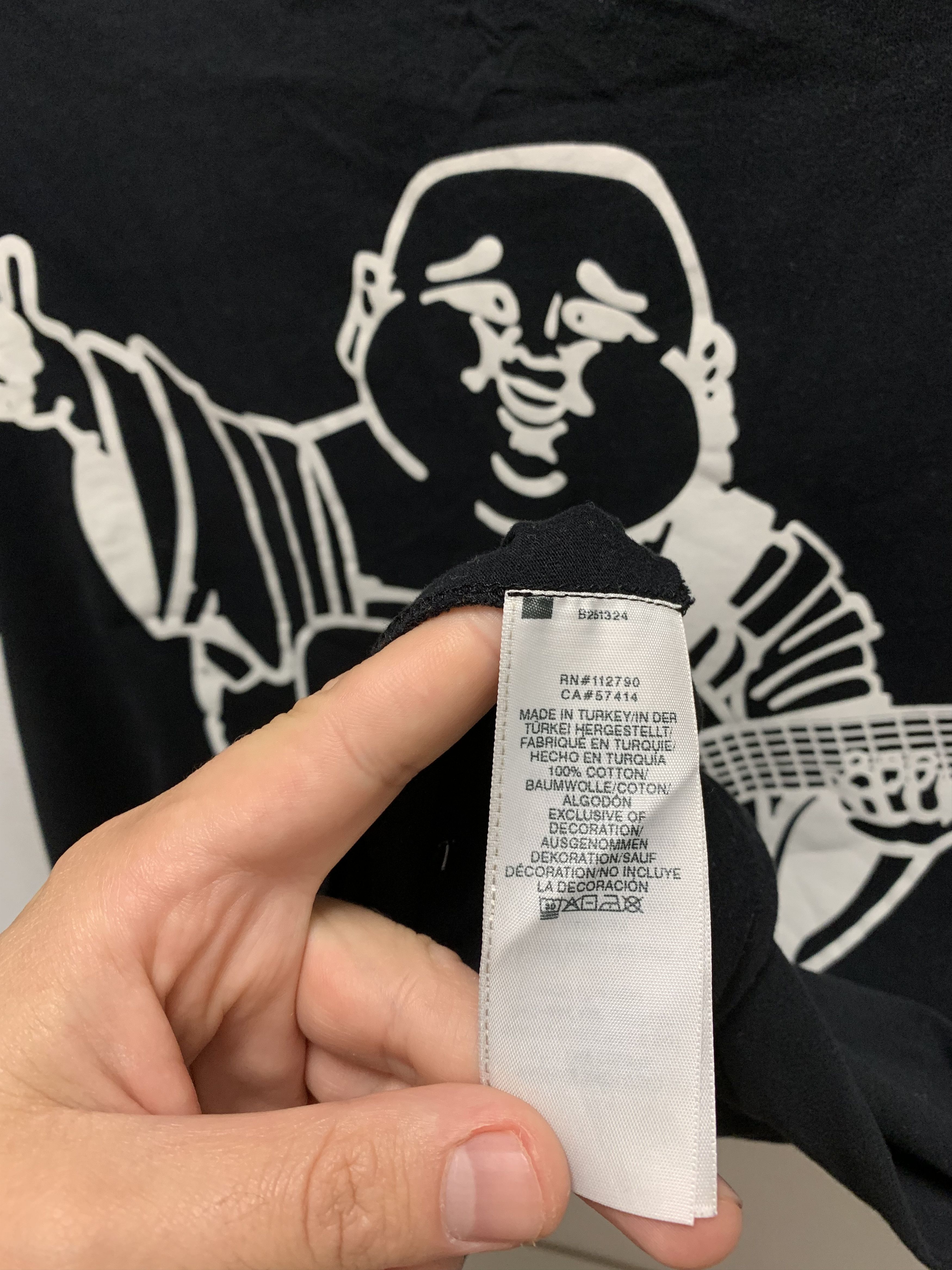 True Religion True religion Usa black t-shirt XXXL XXL big logo Size US XXL / EU 58 / 5 - 9 Thumbnail