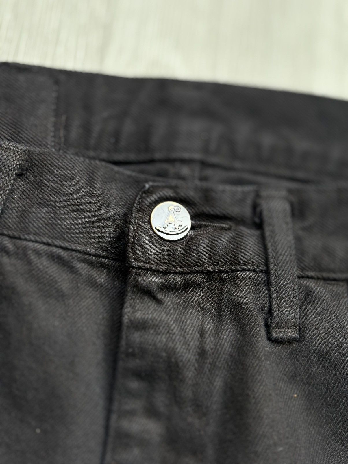 Japanese Brand ACOUSTIC lace-up flare jeans Size US 27 - 3 Thumbnail