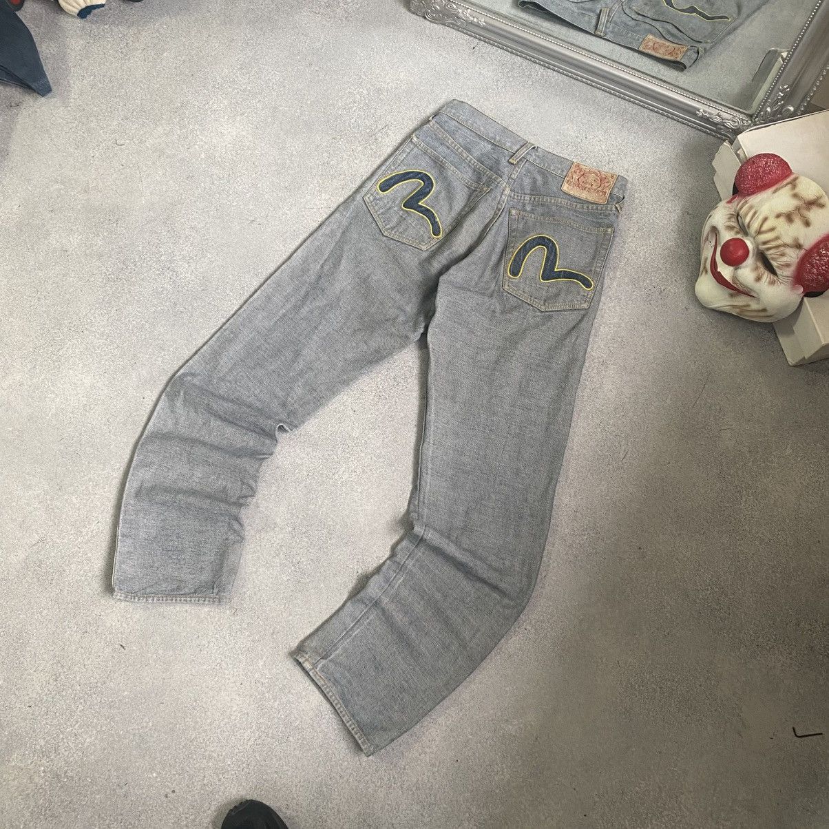 Evisu Vintage Evisu Jeans Embroidered Logo Baggy Y2K Size US 28 / EU 44 - 2 Thumbnail