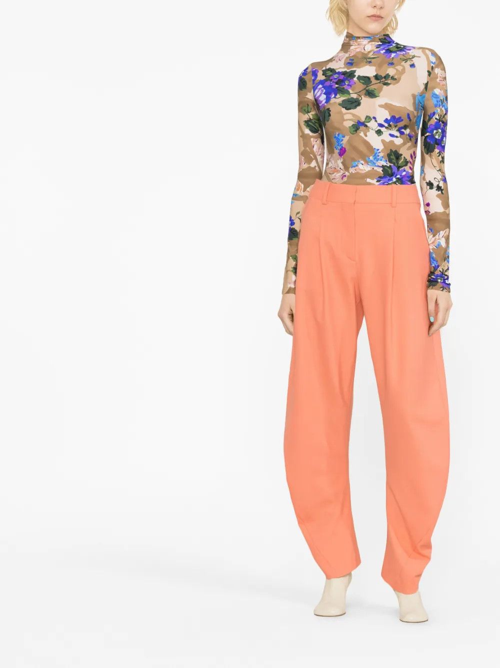 Off-White o1y1225 Casual Pant in Salmon Pink Size 28" / US 6 / IT 42 - 4 Thumbnail