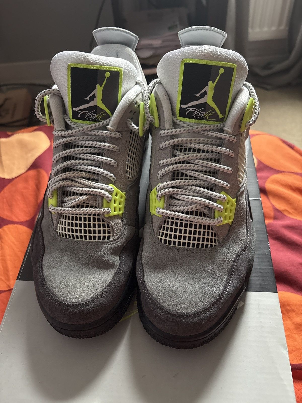 Jordan Brand Jordan 4 Retro SE 95 Neon Size US 8.5 / EU 41-42 - 2 Thumbnail