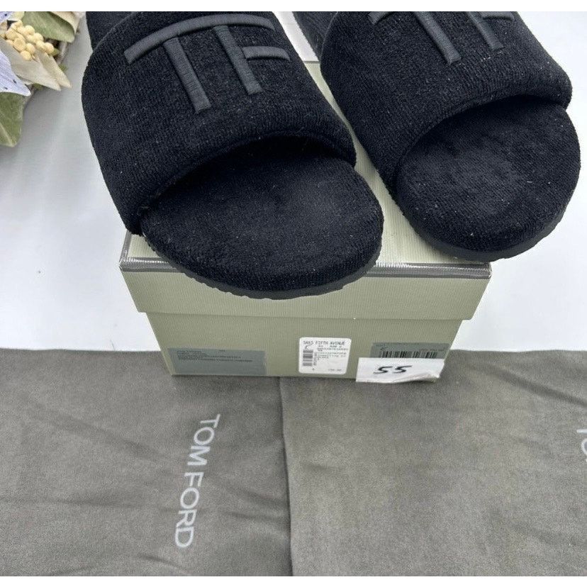 Tom Ford Men’s Tom Ford toweling velvet slipper size 8 made in Italy Size US 8 / EU 41 - 3 Thumbnail
