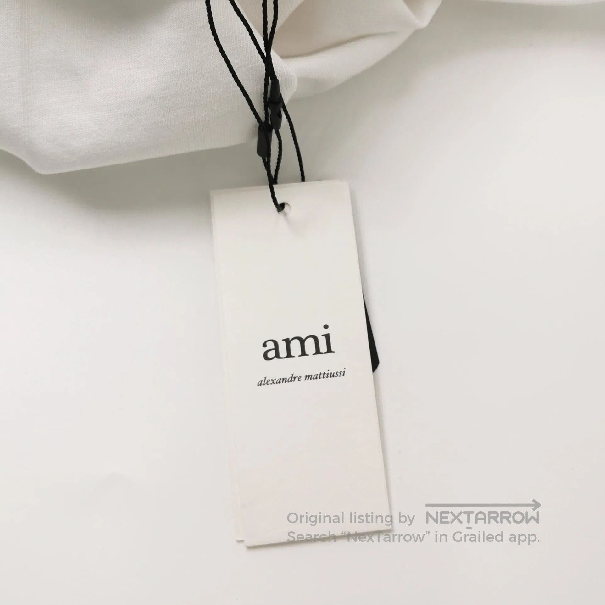 AMI AMI Alexandre Mattiussi White Heart Cotton T. Size US XXL / EU 58 / 5 - 2 Thumbnail