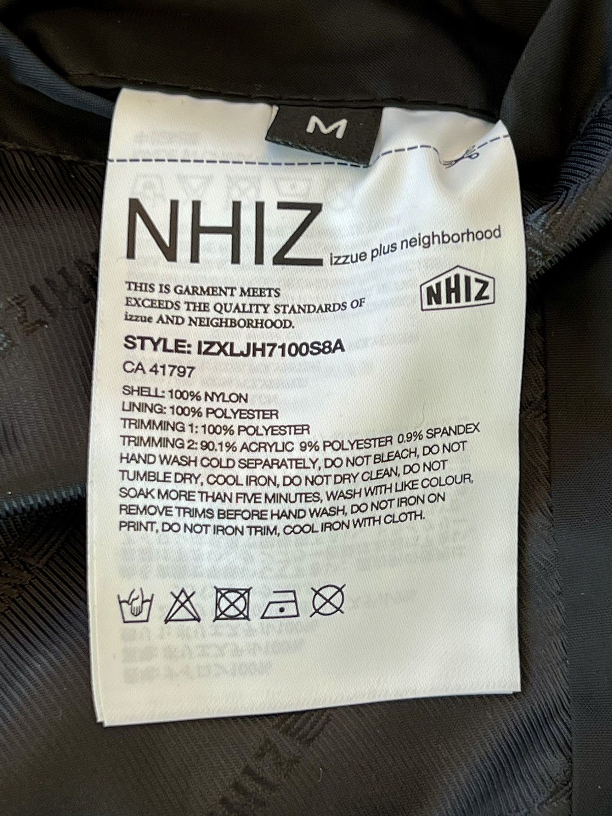 Neighborhood × izzue NEIGHBORHOOD X IZZUE COLLAB Patches Black Bomber Jacket Size US M / EU 48-50 / 2 - 15 Thumbnail