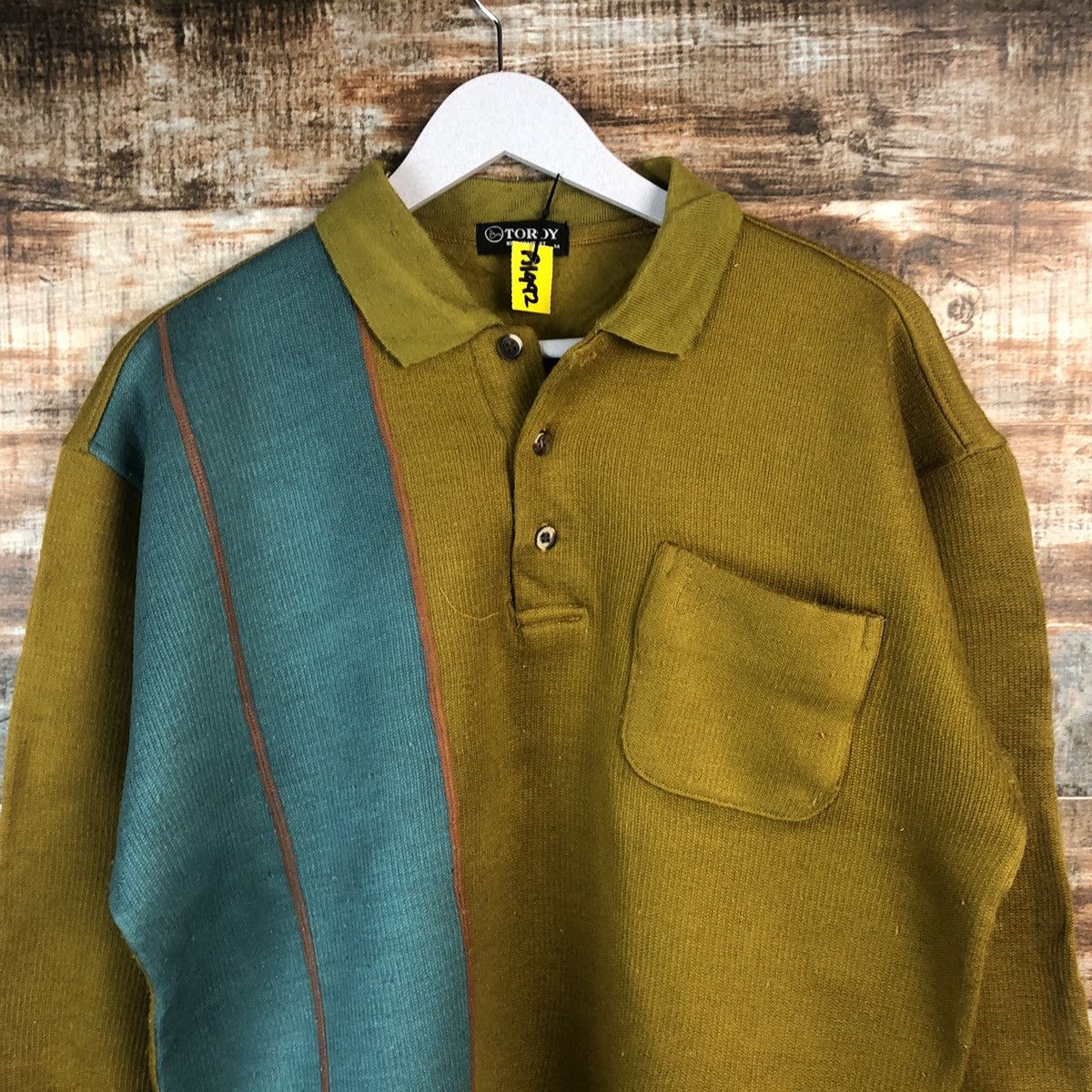 Vintage Toroy vintage sweatshirt Green Knitwear #A1992 Size US M / EU 48-50 / 2 - 5 Thumbnail