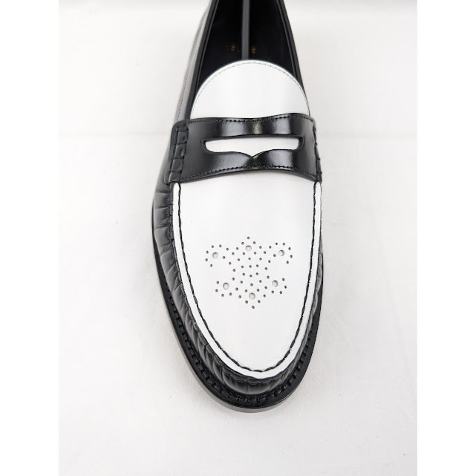 Celine o1rshd1 Loafers 15 in Black/Optic White Size US 11 / EU 44 - 5 Thumbnail