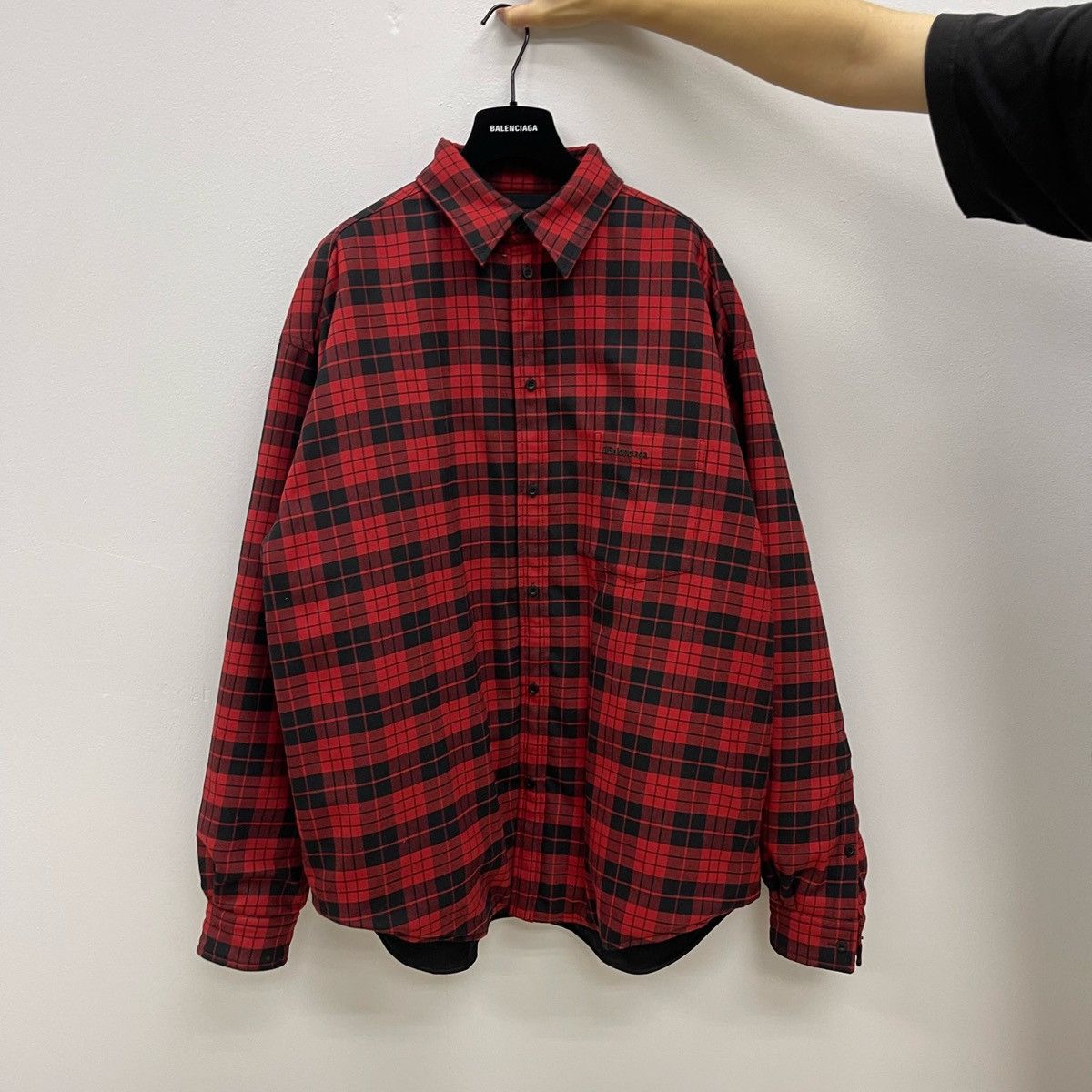 Balenciaga Balenciaga FW2020 Quilted Flannel/Shirt Size US L / EU 52-54 / 3 - 1 Thumbnail