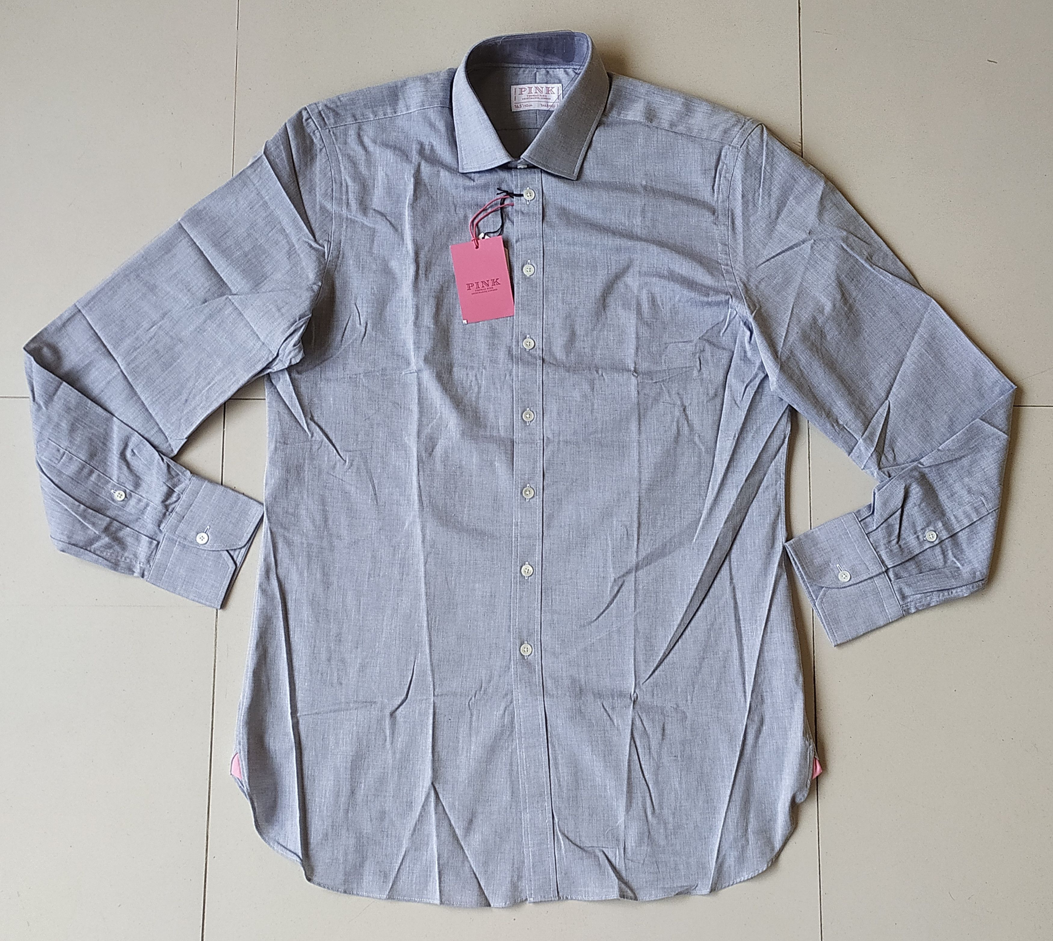 Thomas Pink Thomas Pink Formal Tailored Fit Shirt Free Shipping T/68 Size US L / EU 52-54 / 3 - 2 Thumbnail