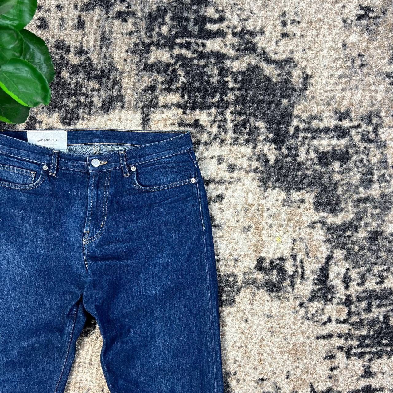 Norse Projects Norse Project Regular Fit Blue Denim Jeans Streetwear Style Size US 31 - 3 Thumbnail