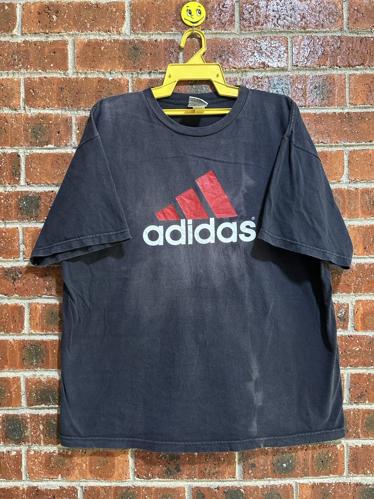 Adidas Thrashed Vintage Adidas 90s Sportwear Sun Faded Tee Size US XL / EU 56 / 4 - 1 Thumbnail