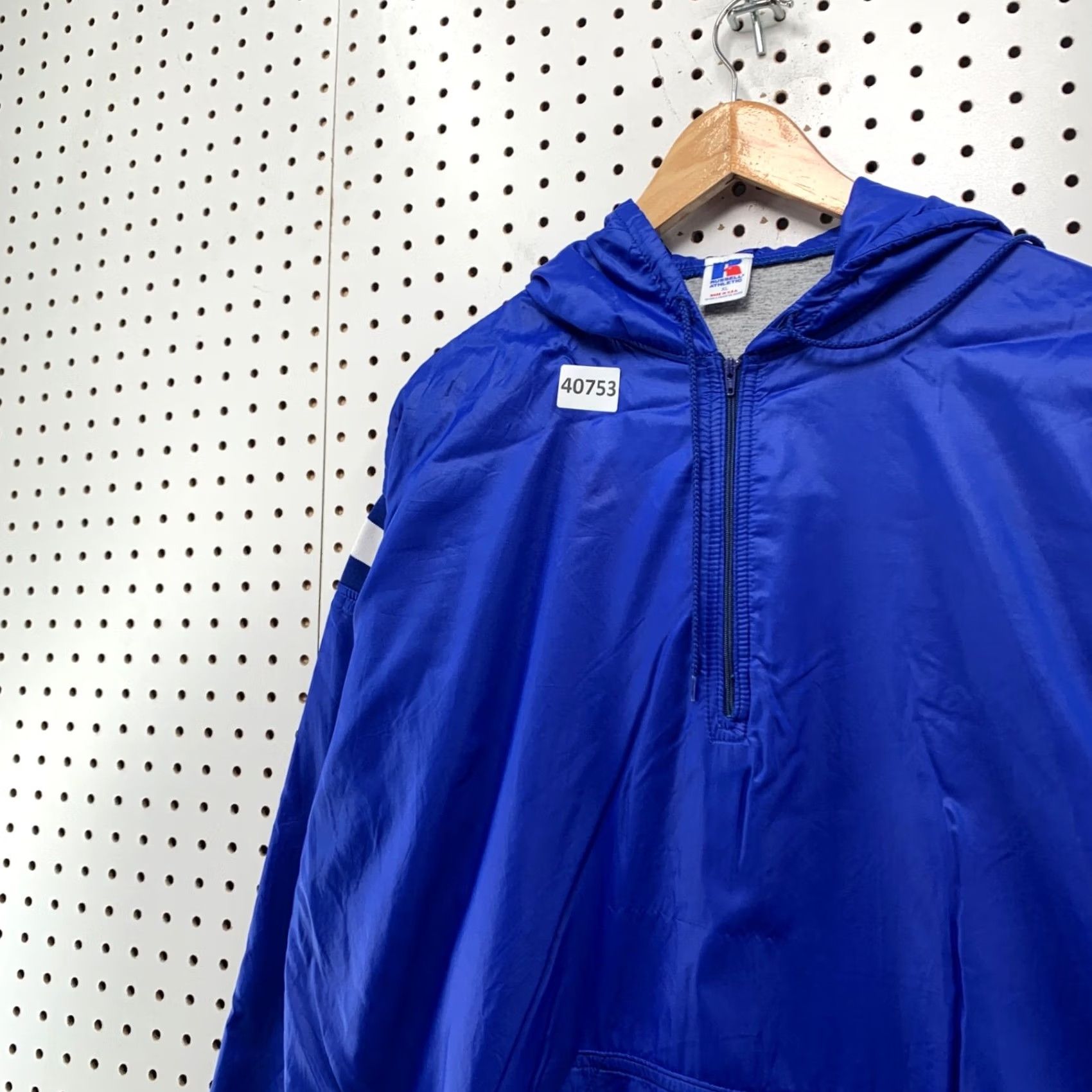 Russell Athletic VINTAGE Russell Athletic Windbreaker Hoodie Mens XL Blue Fleece Lined USA 80s Workout Team USA Mens XL Blue Russell Athletic Windbreaker Hoodie Size US XL / EU 56 / 4 - 7 Thumbnail