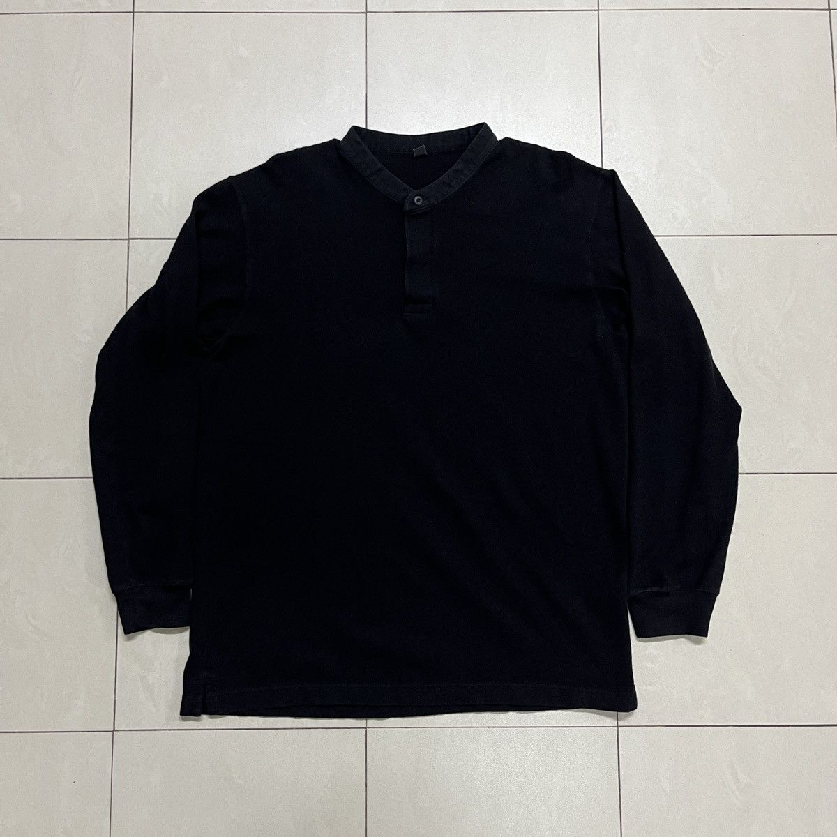 Japanese Brand × Uniqlo Uniqlo Stand Collar Longsleeve Polo Shirt Size US M / EU 48-50 / 2 - 2 Thumbnail
