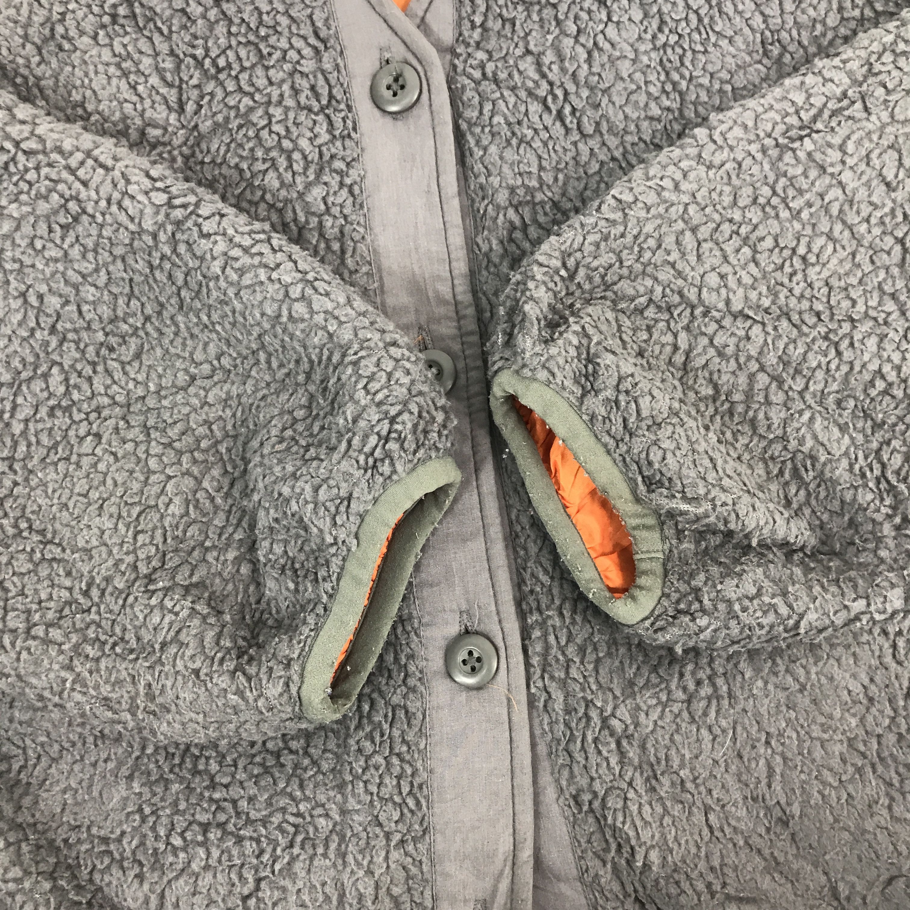 Alpha Industries × Vintage Vintage Alpha Industries sherpa fleece button Jacket Size US L / EU 52-54 / 3 - 7 Thumbnail