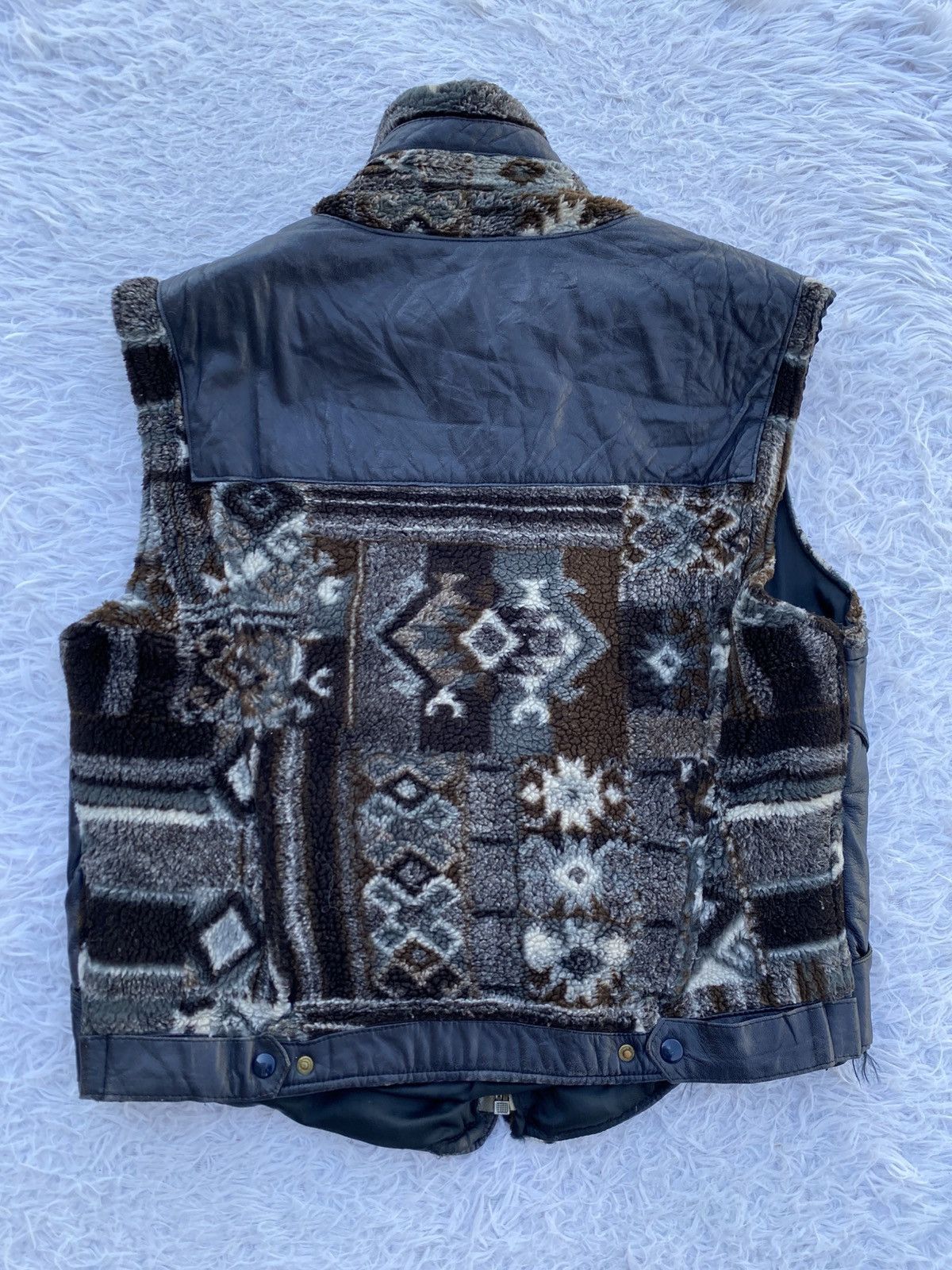 Vera Pelle Rare Vintage Vera Pelle Italian Designers Vest Leather Size US M / EU 48-50 / 2 - 13 Thumbnail