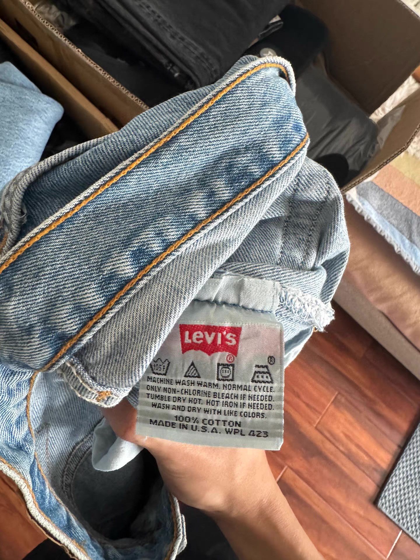 Levi's Vintage Levi's 501 Q17 Size US 36 / EU 52 - 5 Thumbnail