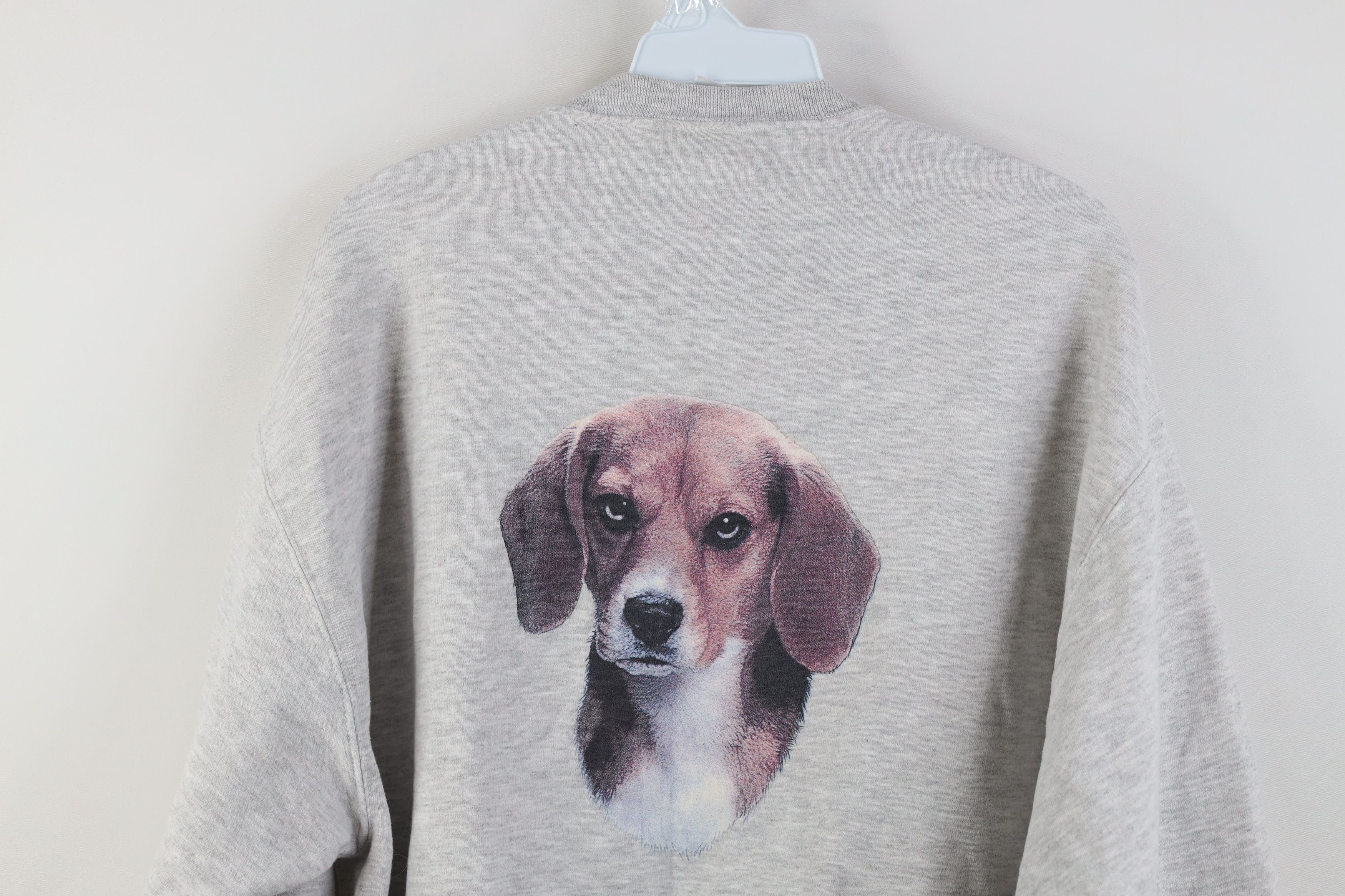 Vintage Vintage 90s Y2K Beagle Dog Puppy Crewneck Sweatshirt Size L / US 10 / IT 46 - 15 Thumbnail