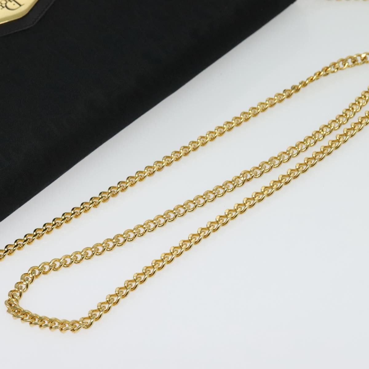 Dior DIOR Trotter Canvas Chain Shoulder Bag Black Gold Size ONE SIZE - 7 Thumbnail